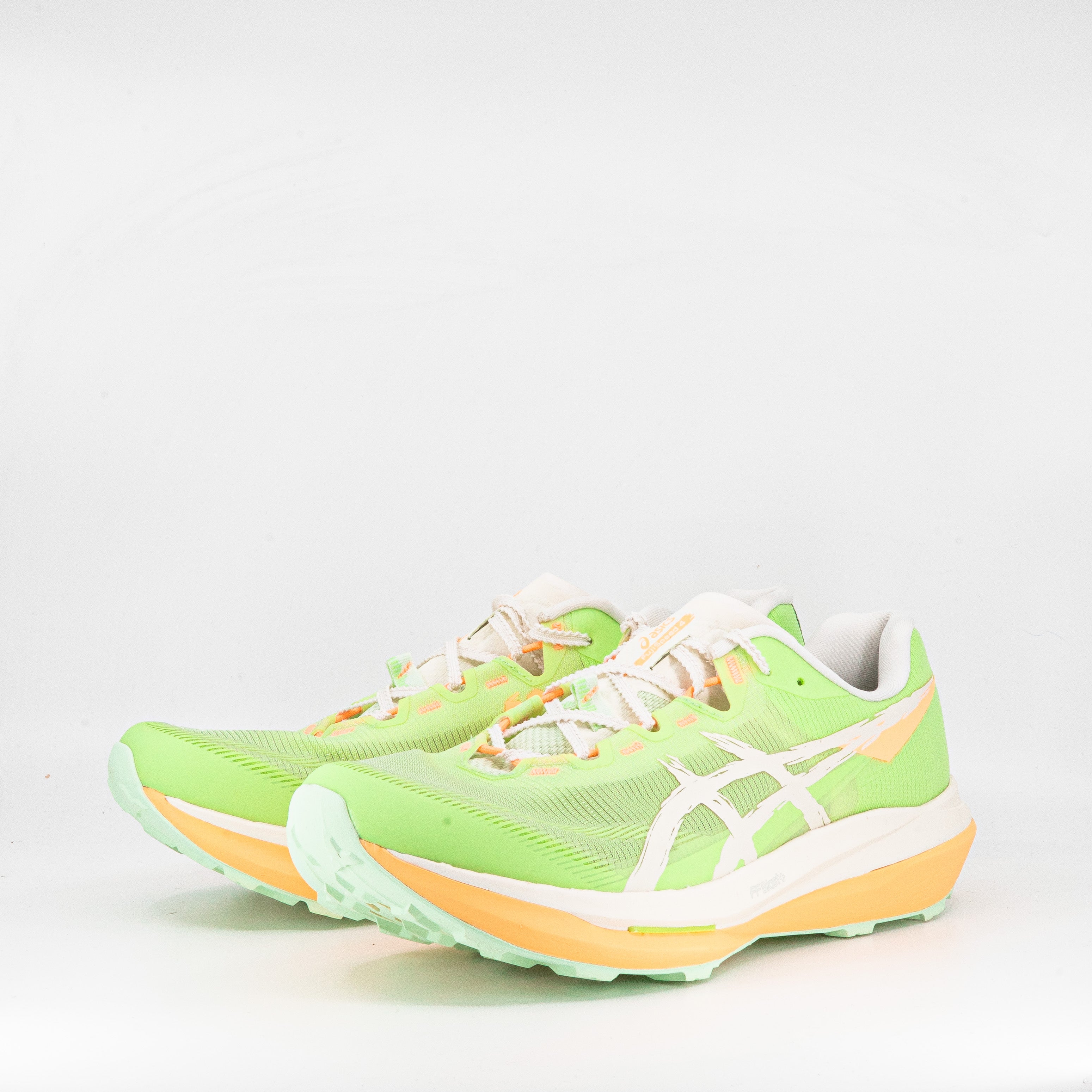 Asics Fuji Speed 4 (D Standard) Unisex Lime Green/Cream - Frontrunner Colombo