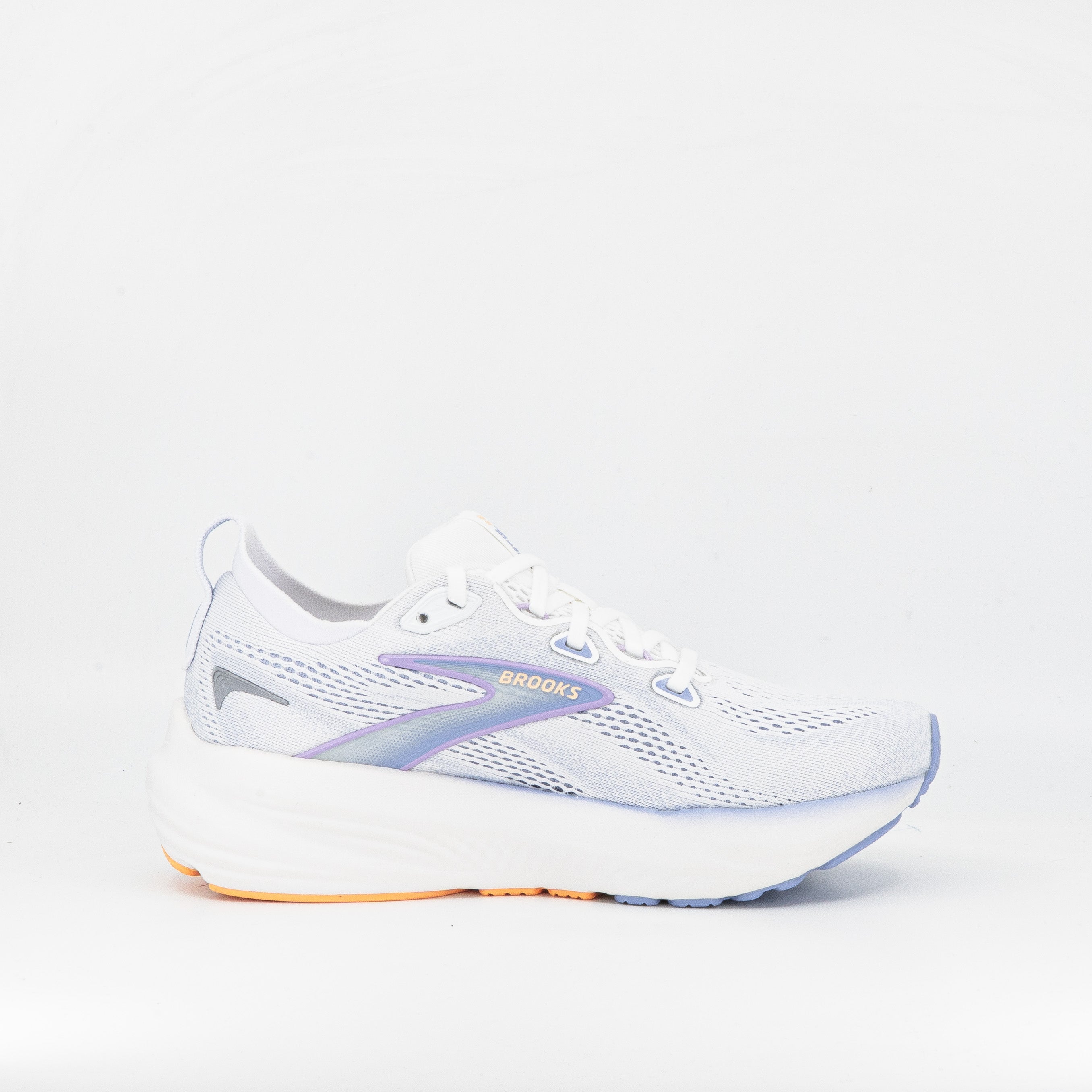 Brooks Glycerin 22 (B Standard) Womens White/Blue Heron/Apricot - Frontrunner Colombo