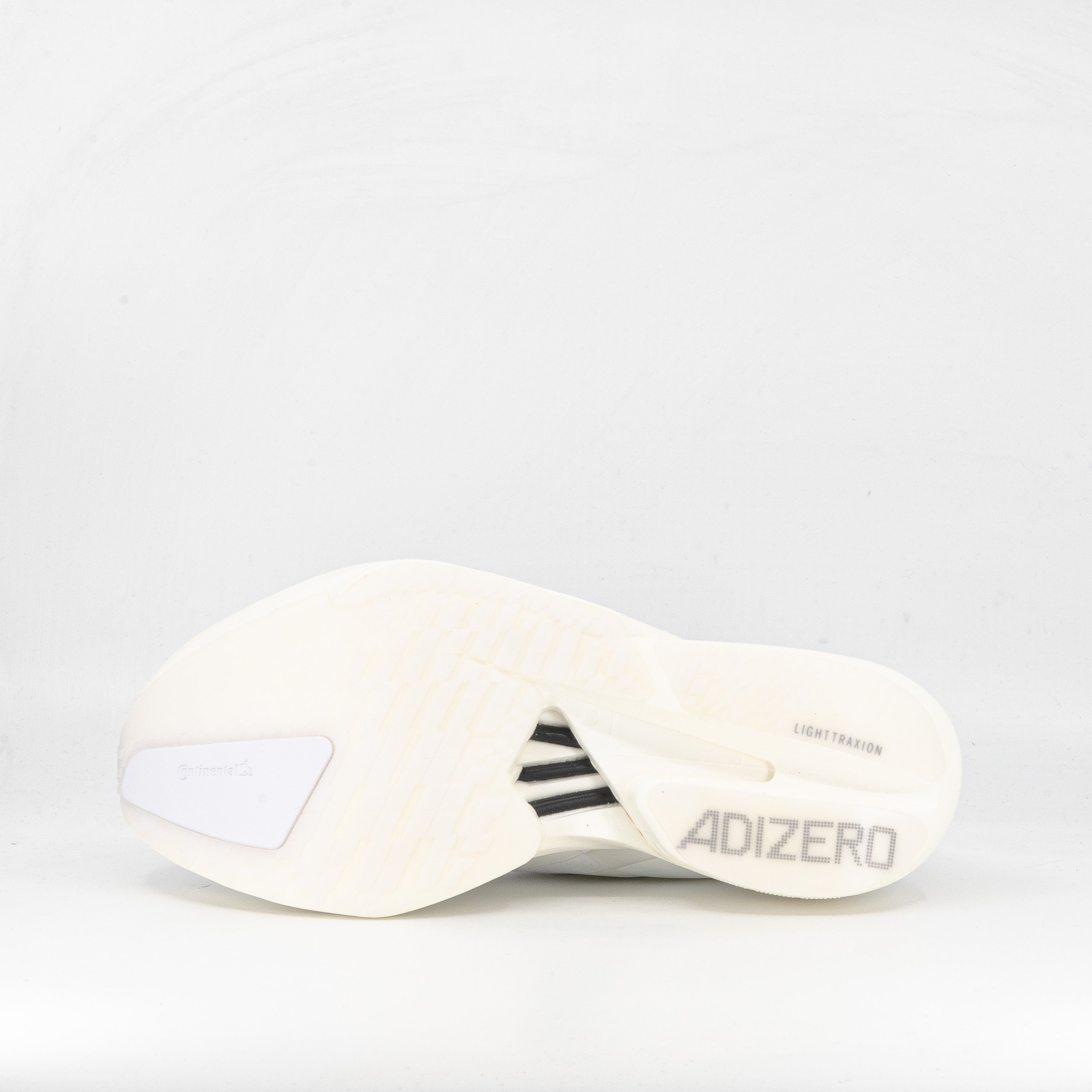 Adidas Adizero Adios Pro 4 (B Standard) Womens Cloud White/Zero Metallic/Crystal White - Frontrunner Colombo