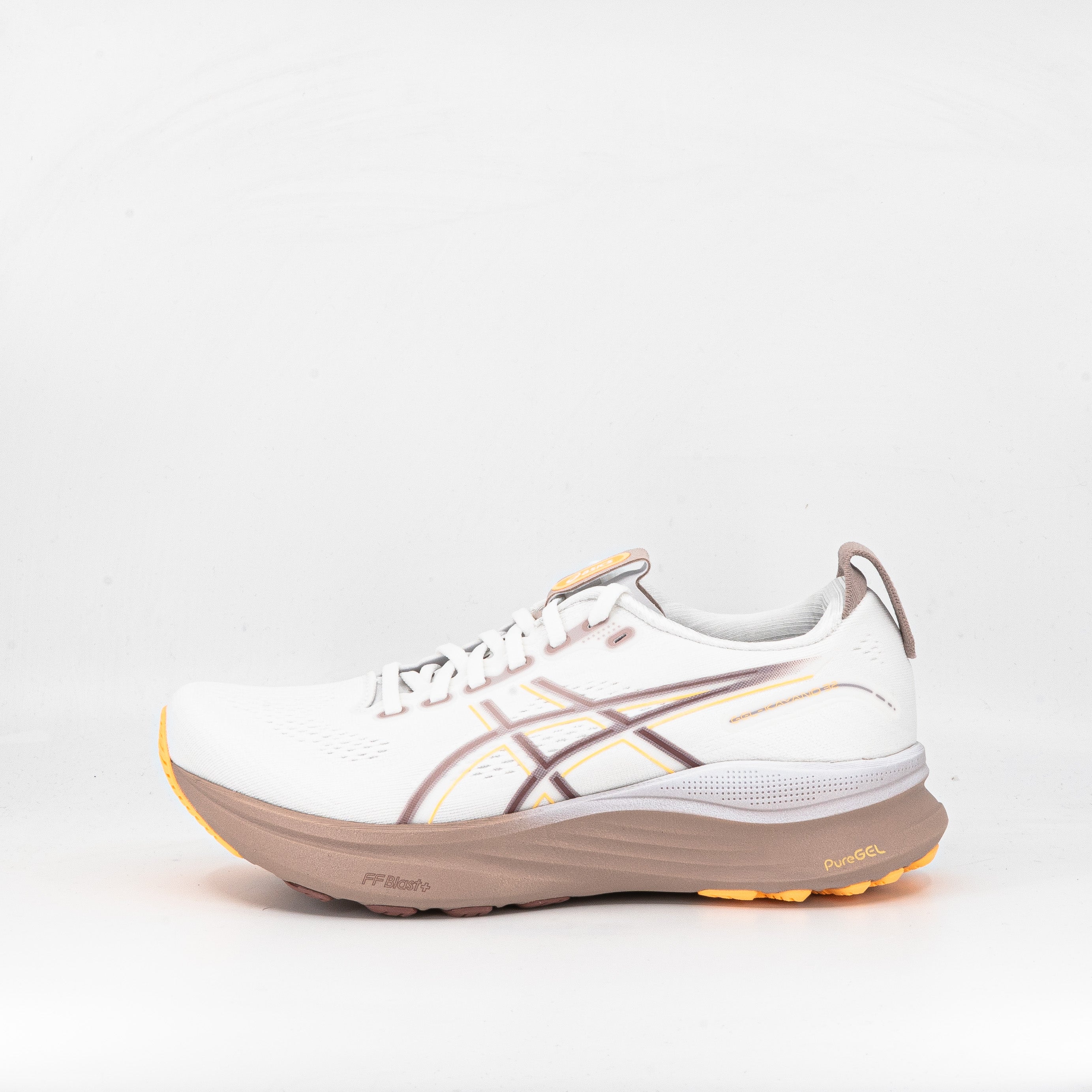 Asics Gel-Kayano 32 (D Wide) Womens White/Orange Glow - Frontrunner Colombo
