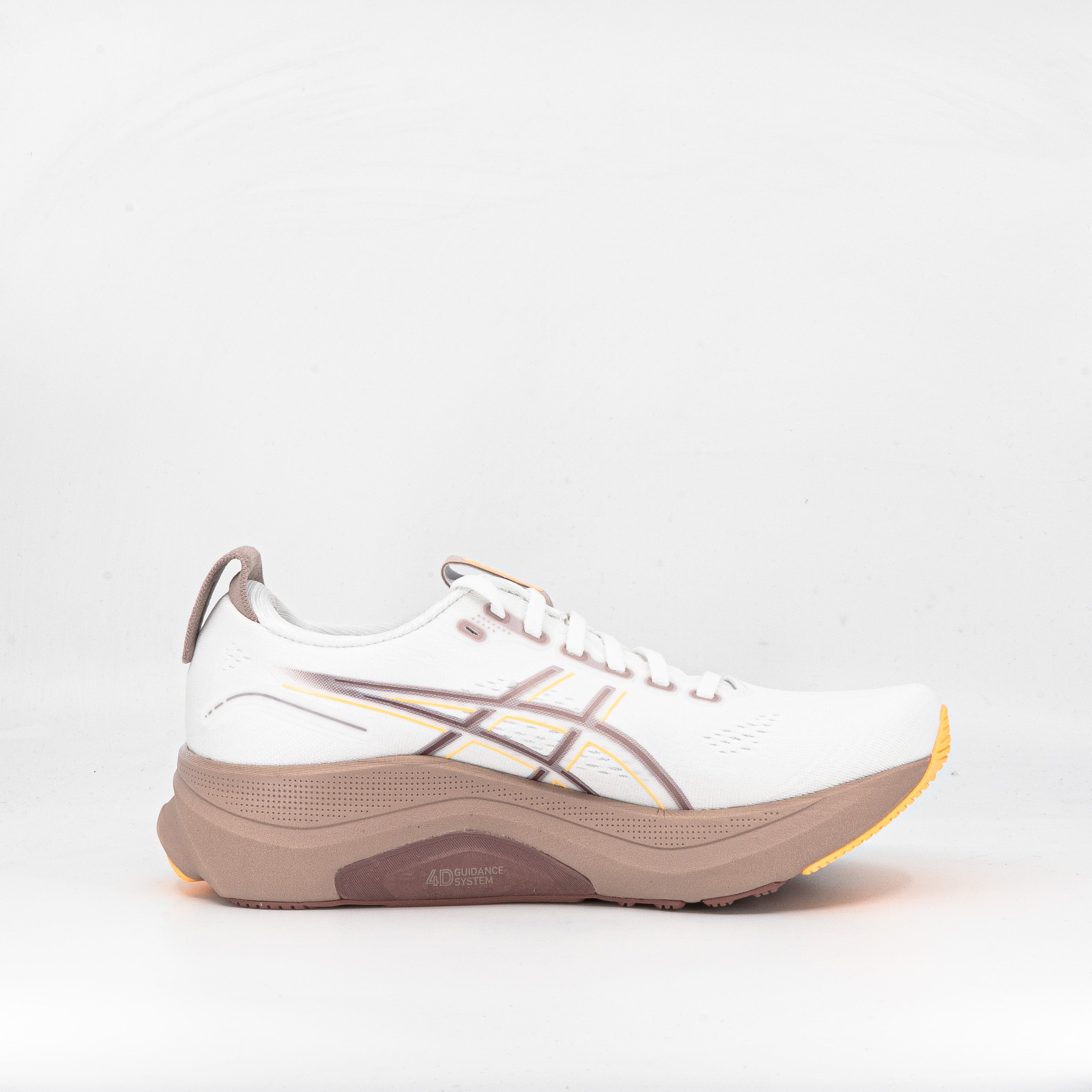 Asics Gel-Kayano 32 (D Wide) Womens White/Orange Glow - Frontrunner Colombo