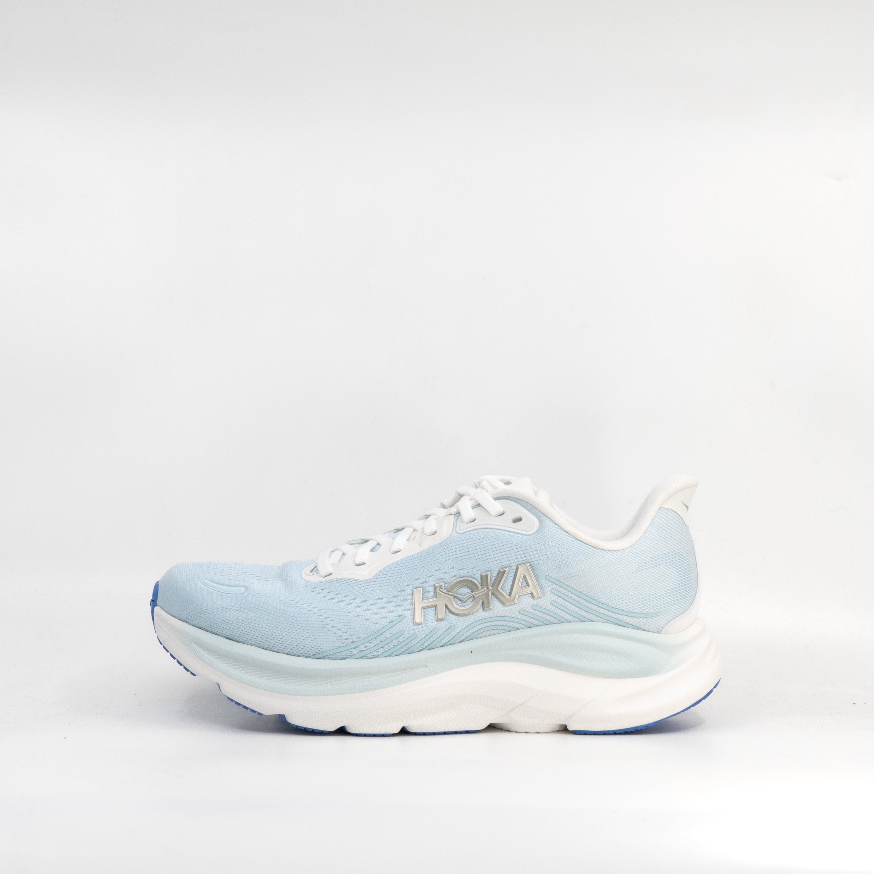 Hoka Clifton 11 (D Wide) Womens Frost/Glimmering Blue - Frontrunner Colombo