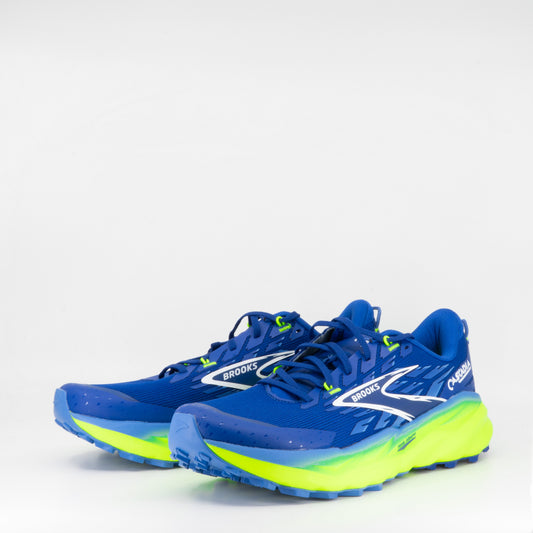 Brooks Cascadia 19 (D Standard) Mens Surf The Web/Nightlife/White - Frontrunner Colombo