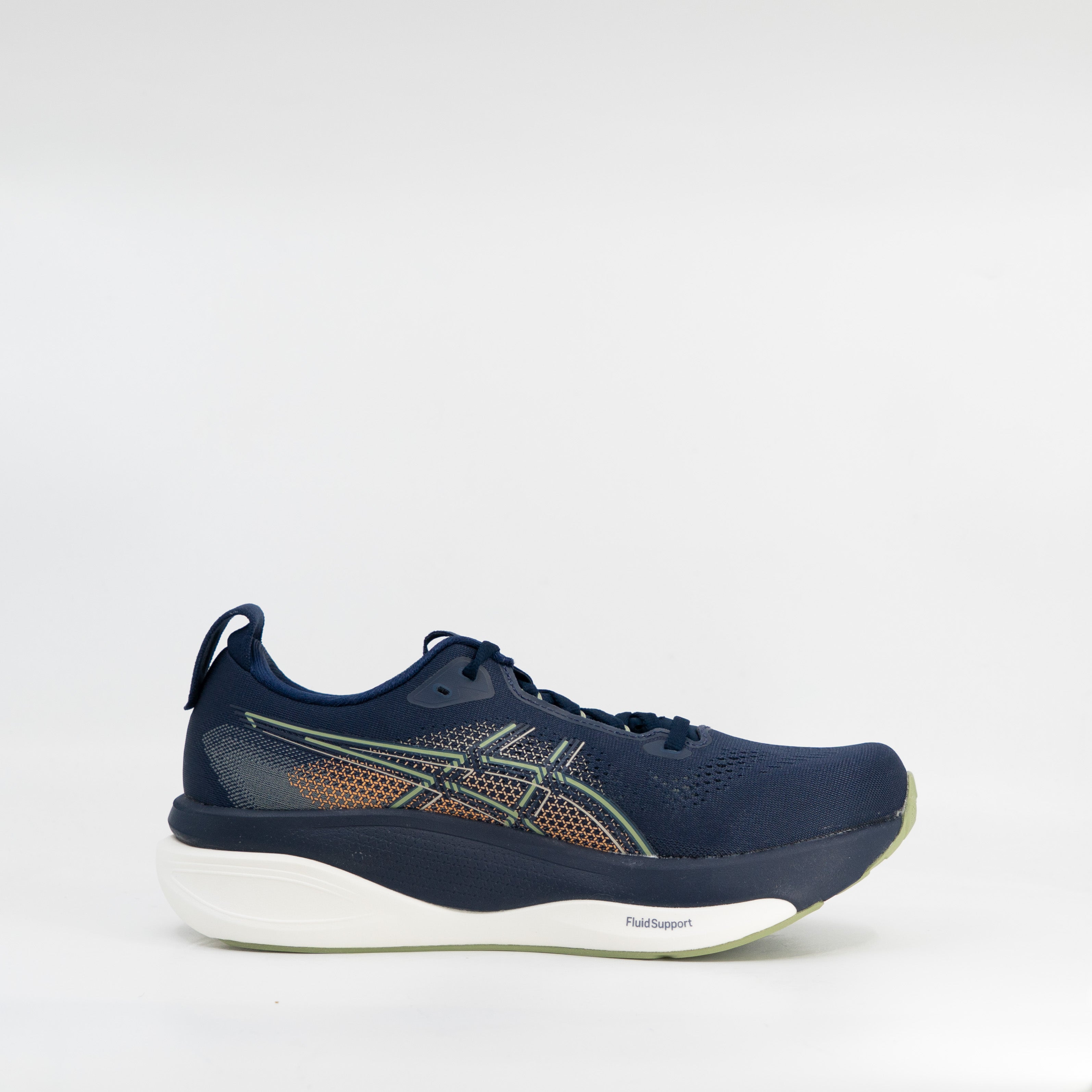 Asics Gel-Kayano 33 (2E Wide) Mens Midnight/Khaki Green - Frontrunner Colombo