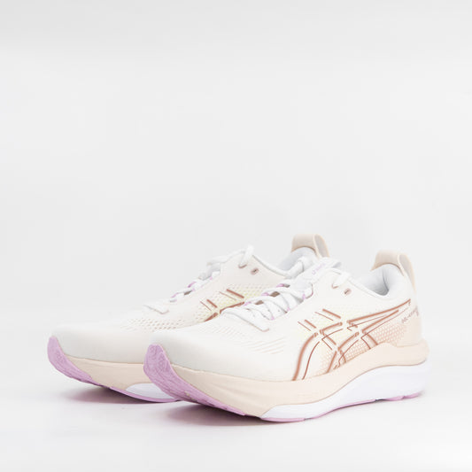 Asics Gel Kayano 33 (D Wide) Womens White/Hazy Lilac - Frontrunner Colombo