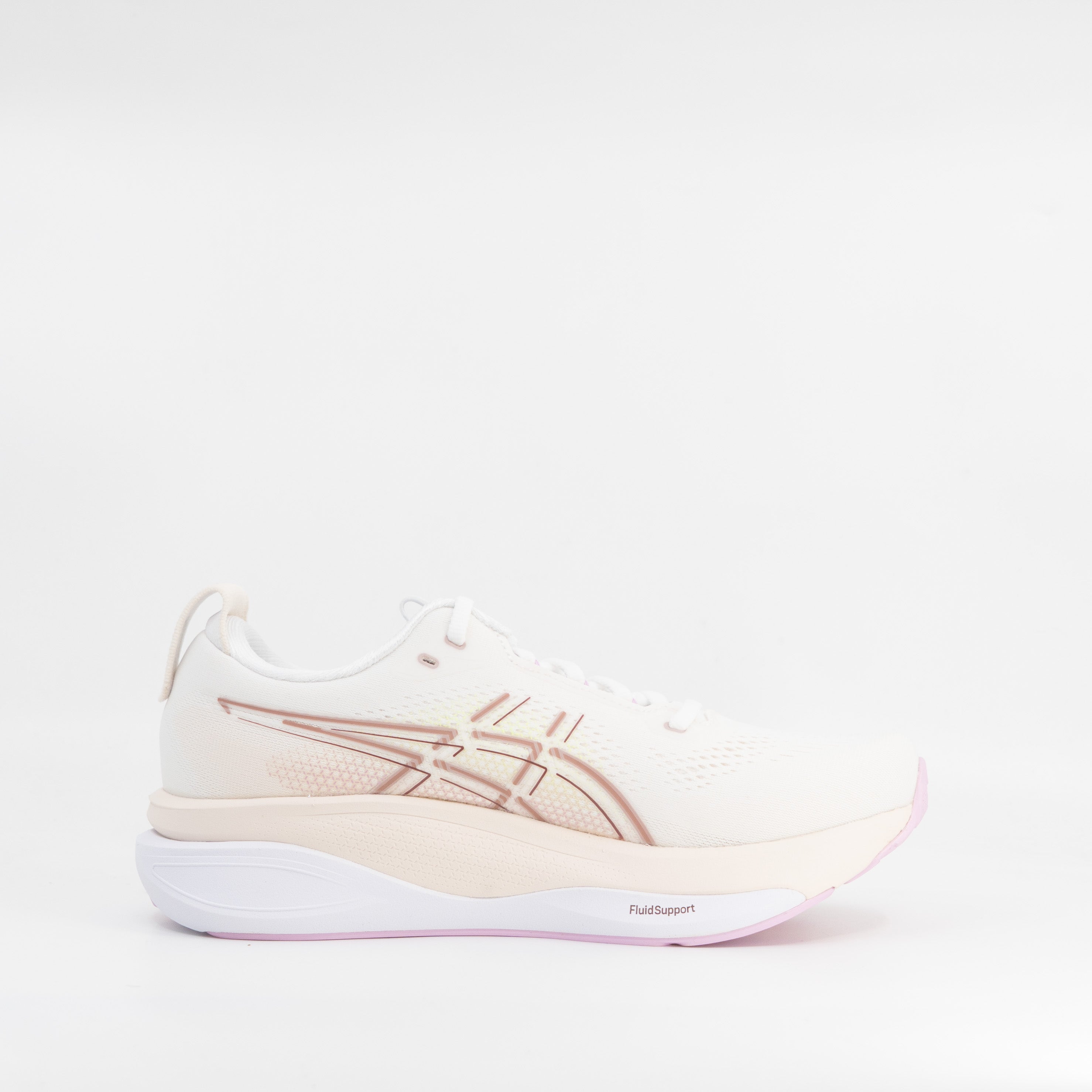 Asics Gel Kayano 33 (D Wide) Womens White/Hazy Lilac - Frontrunner Colombo