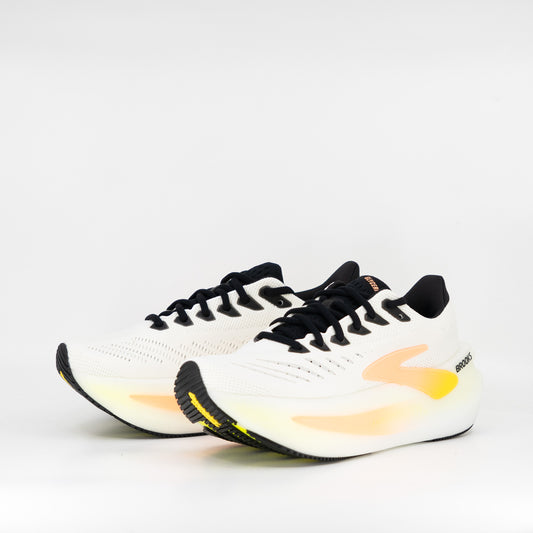 Brooks Glycerin Max 2 (B Standard) Womens White/Cyber Yellow/Nightlife - Frontrunner Colombo