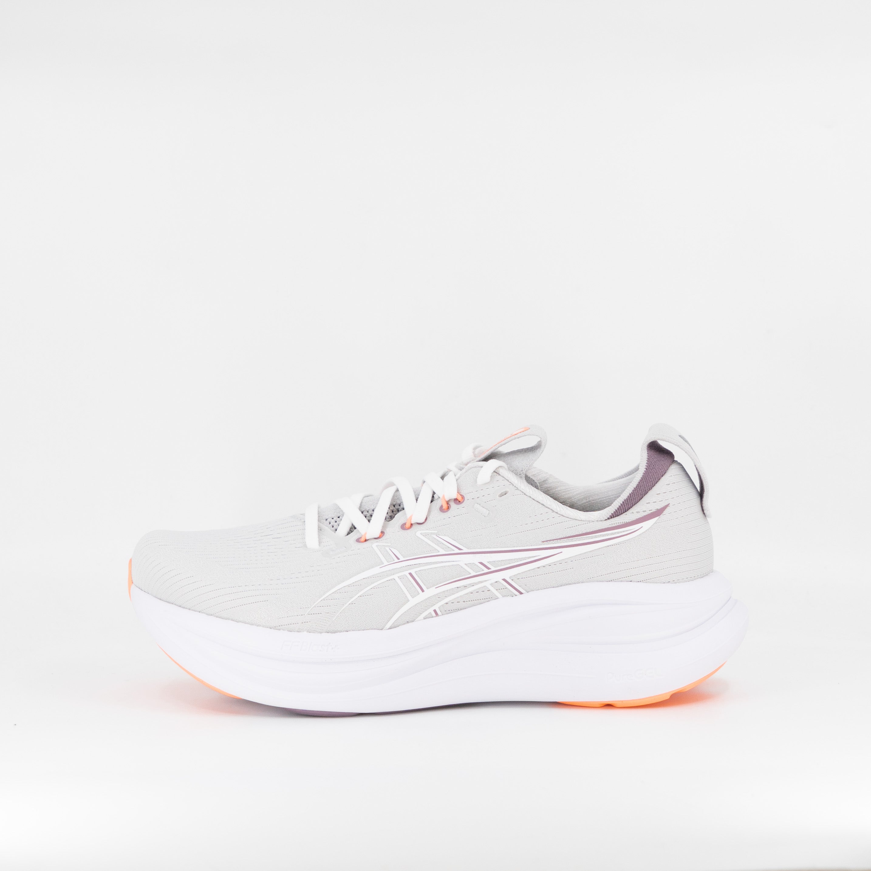 Asics Gel-Nimbus 28 (D Wide) Womens Cloud Grey/Dusty Mauve - Frontrunner Colombo