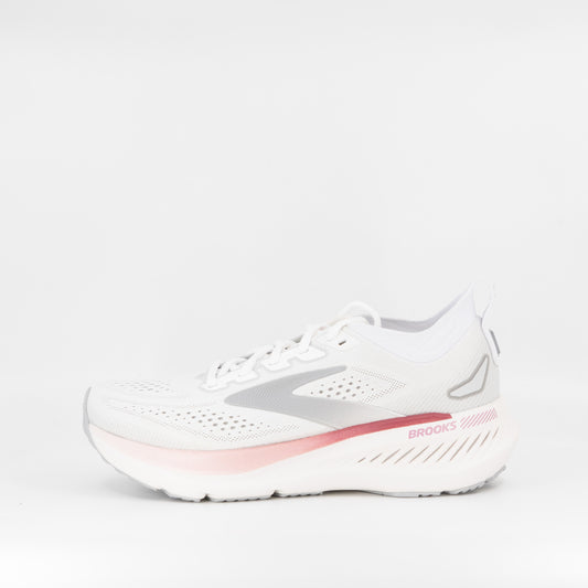Brooks Glycerin GTS 23 (B Standard) Womens White/Harbor Mist/Metallic - Frontrunner Colombo