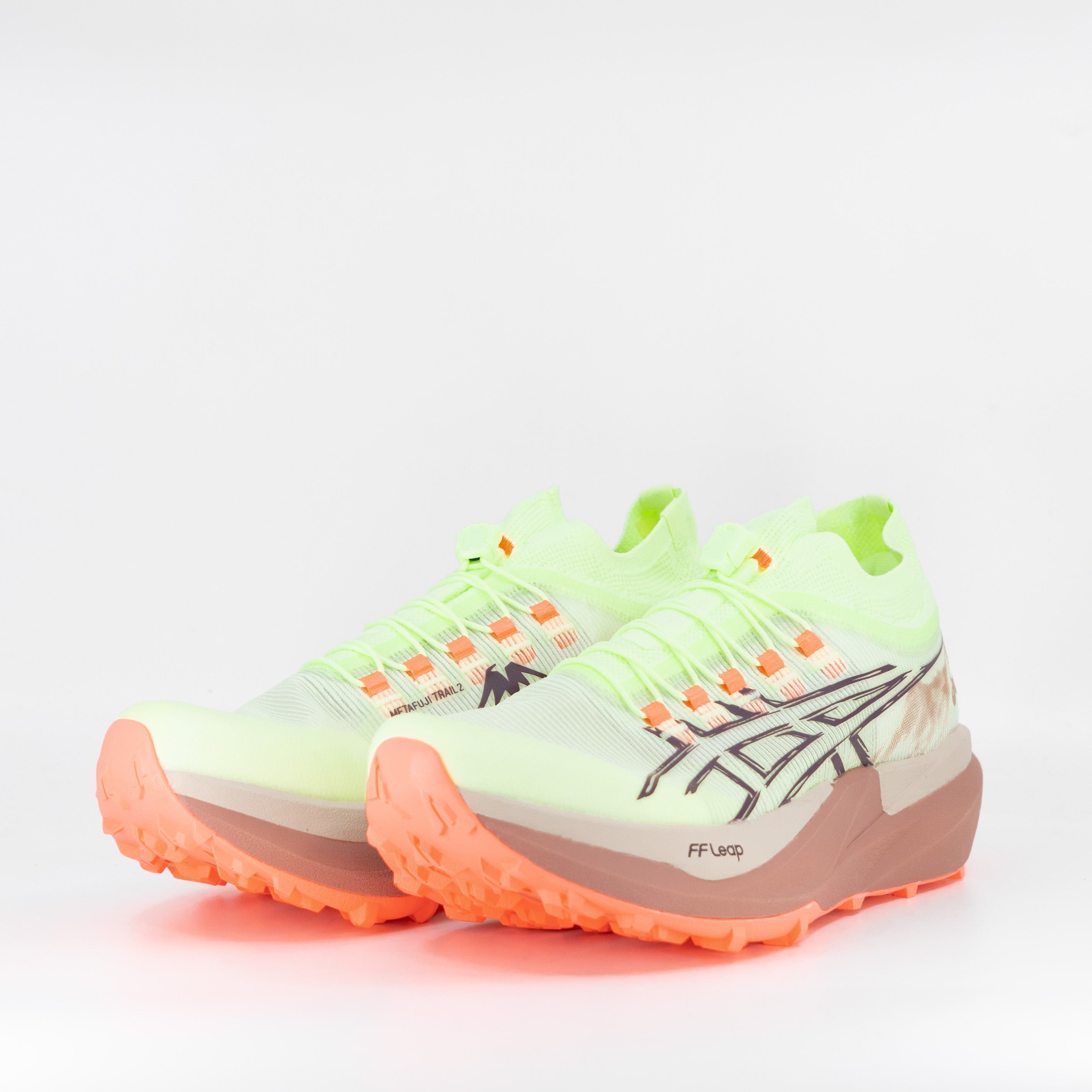 Asics Metafuji Trail 2 (D Standard) Unisex Illuminate Yellow/Dark Aubergine - Frontrunner Colombo