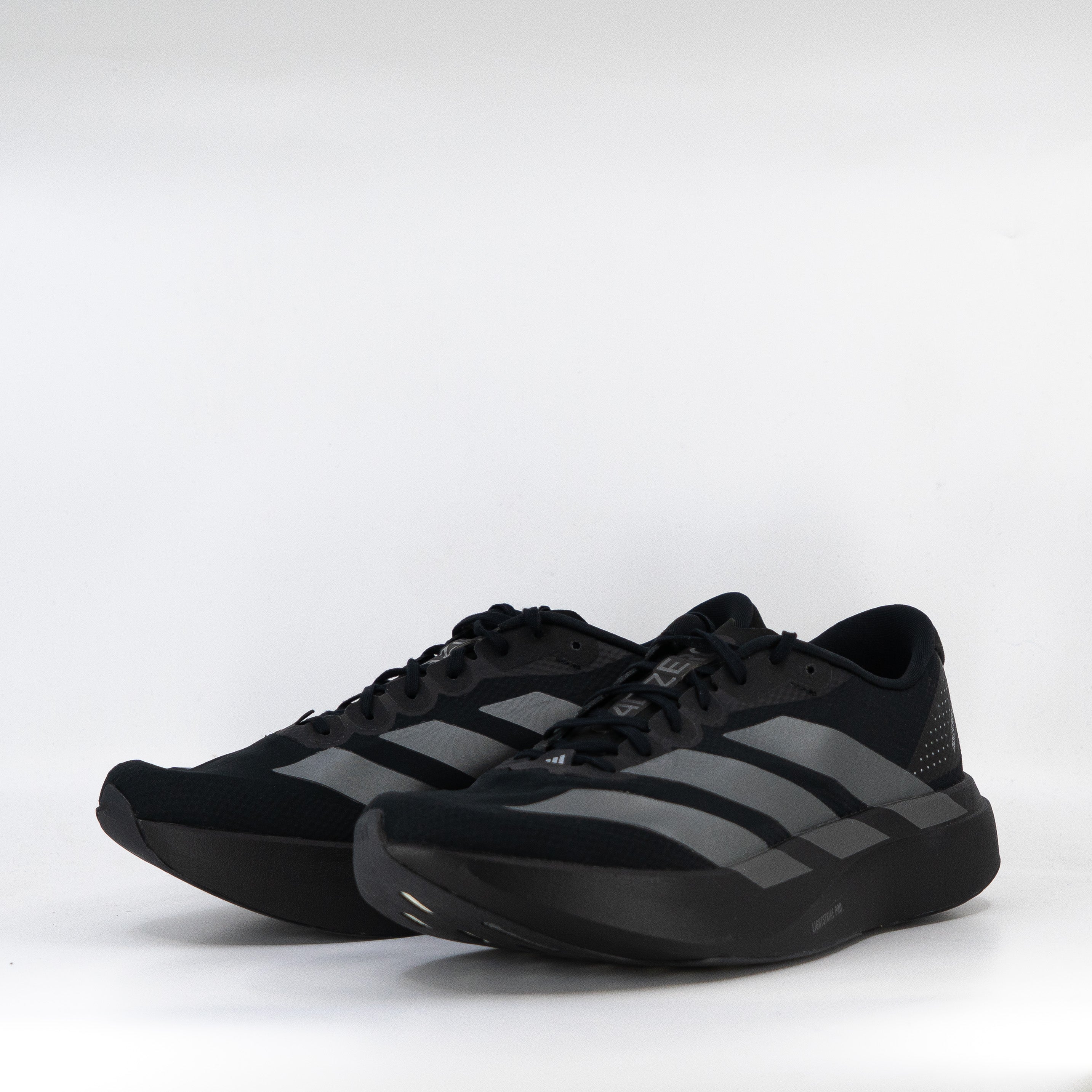 Adidas Adizero Evo SL Woven (D Standard) Mens Core Black / Iron Metallic / Carbon - Frontrunner Colombo