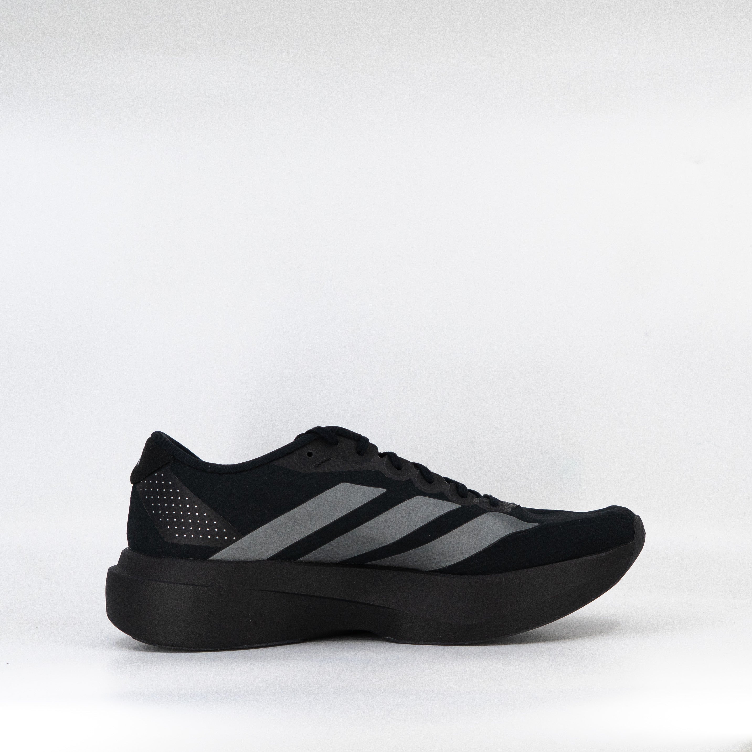 Adidas Adizero Evo SL Woven (D Standard) Mens Core Black / Iron Metallic / Carbon - Frontrunner Colombo