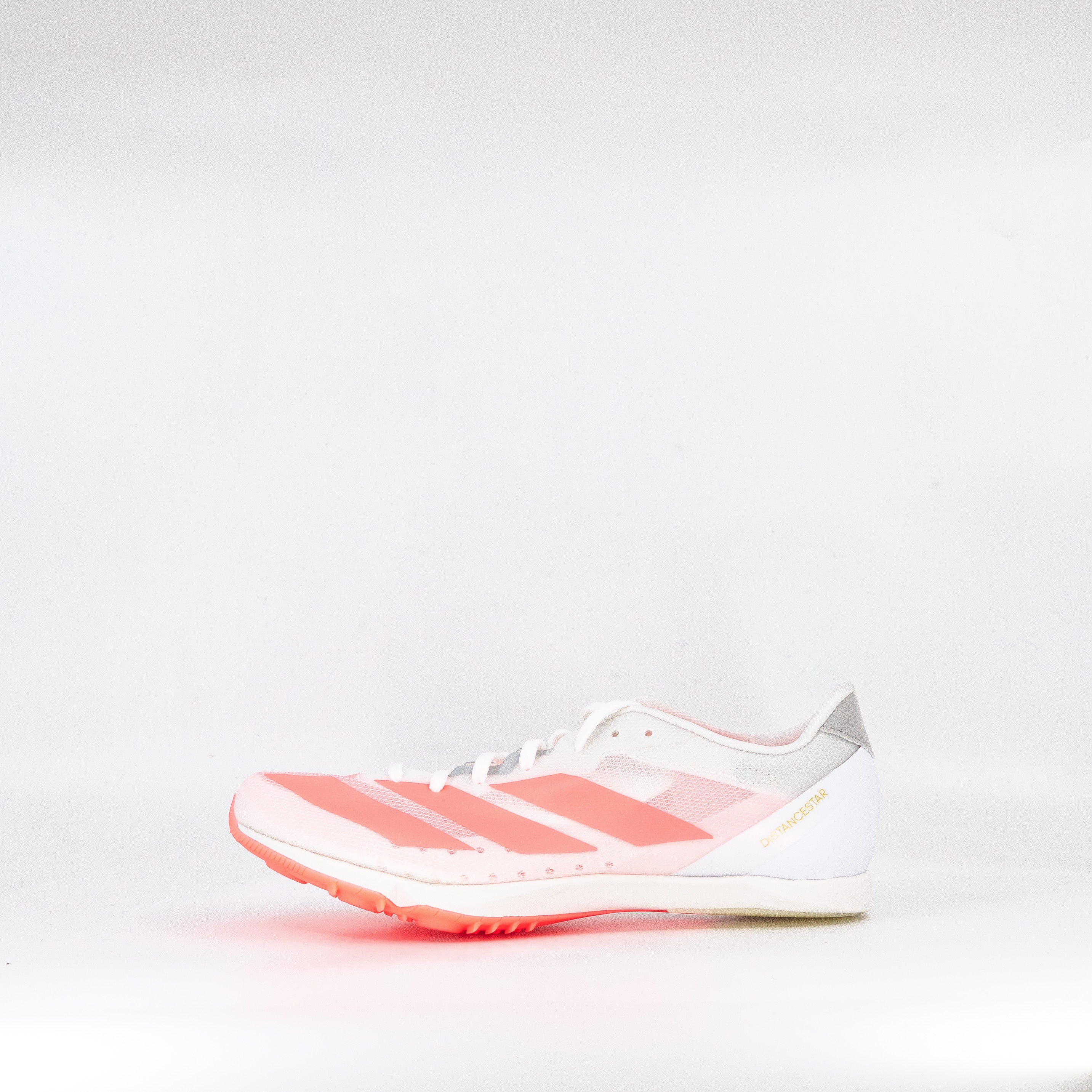 Adidas Distancestar (D Standard) Unisex Cloud White / Solar Turbo / Gold Metallic - Frontrunner Colombo