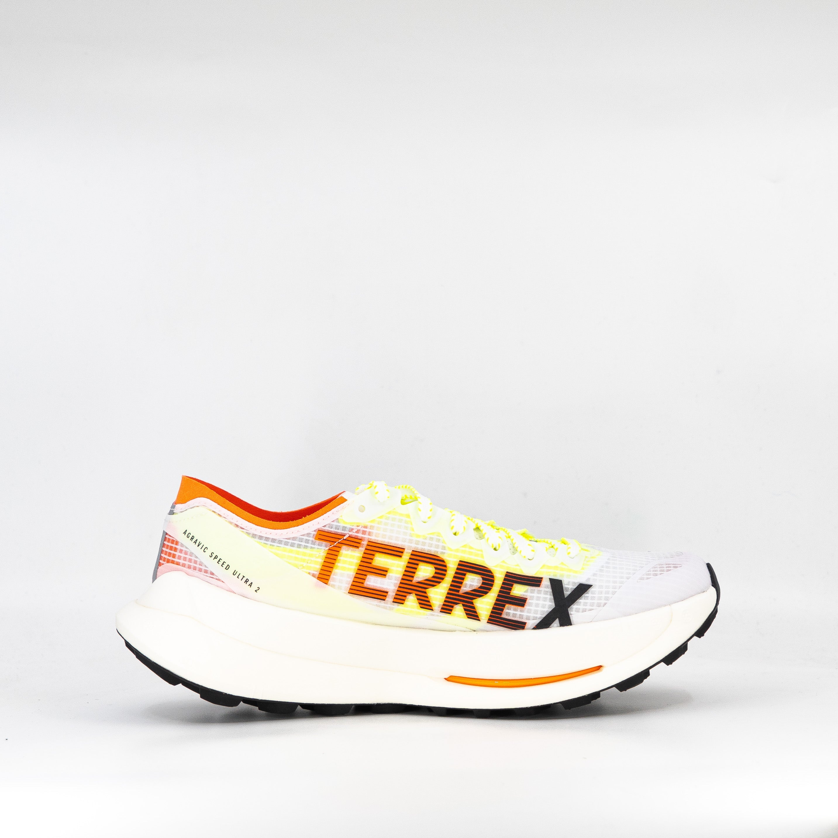 Adidas Terrex Agravic Speed Ultra 2 (D Standard) Mens Cloud White / Core Black / Semi Impact Orange - Frontrunner Colombo