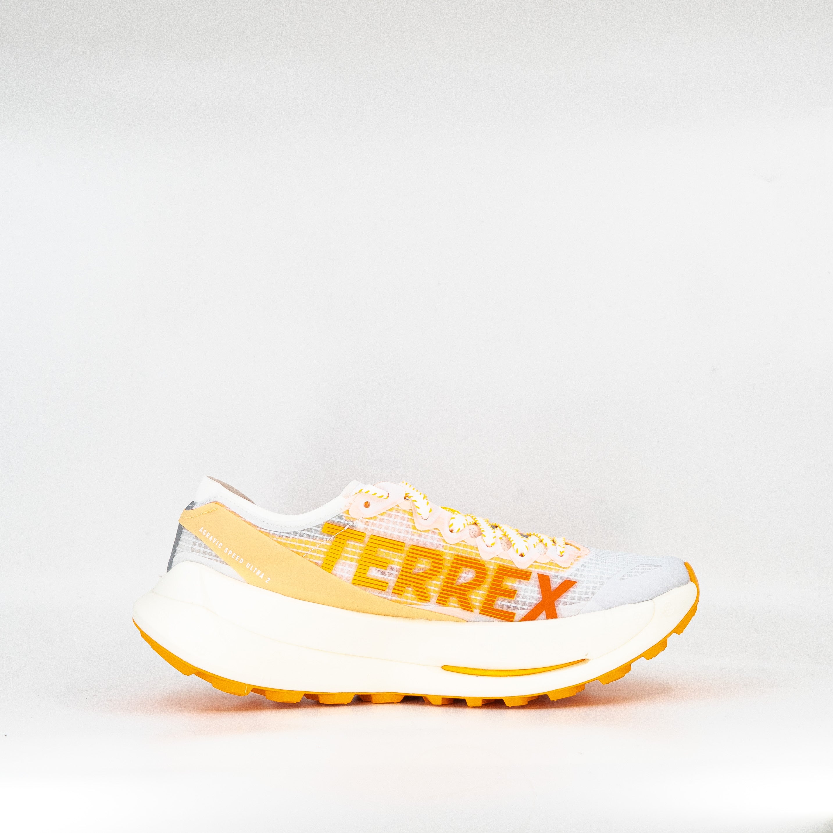 Adidas Terrex Agravic Speed Ultra 2 (B Standard) Womens Cloud White / Impact Orange / Reflective Silver - Frontrunner Colombo