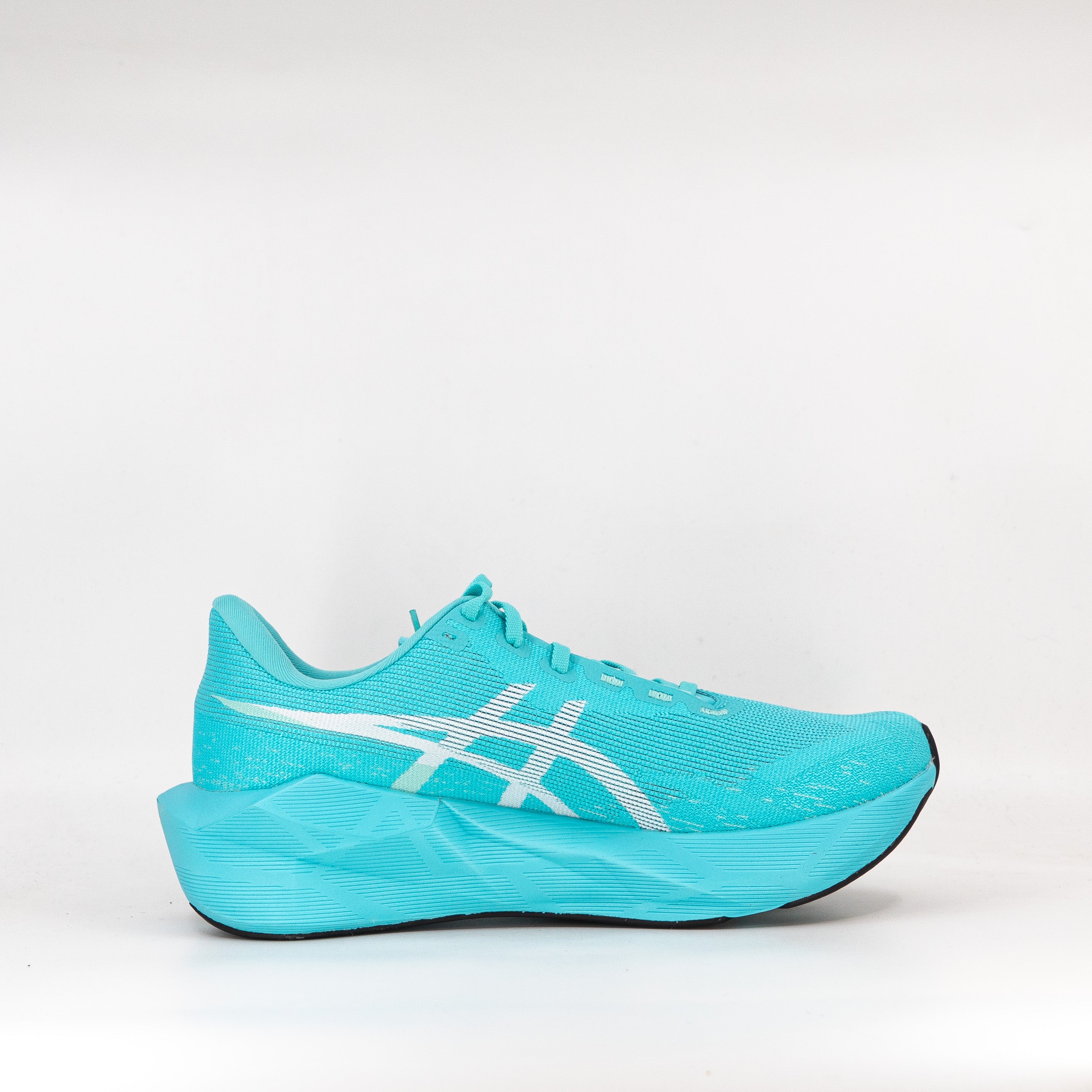 Asics Novablast 6 (D Standard) Mens Energy Aqua/White - Frontrunner Colombo