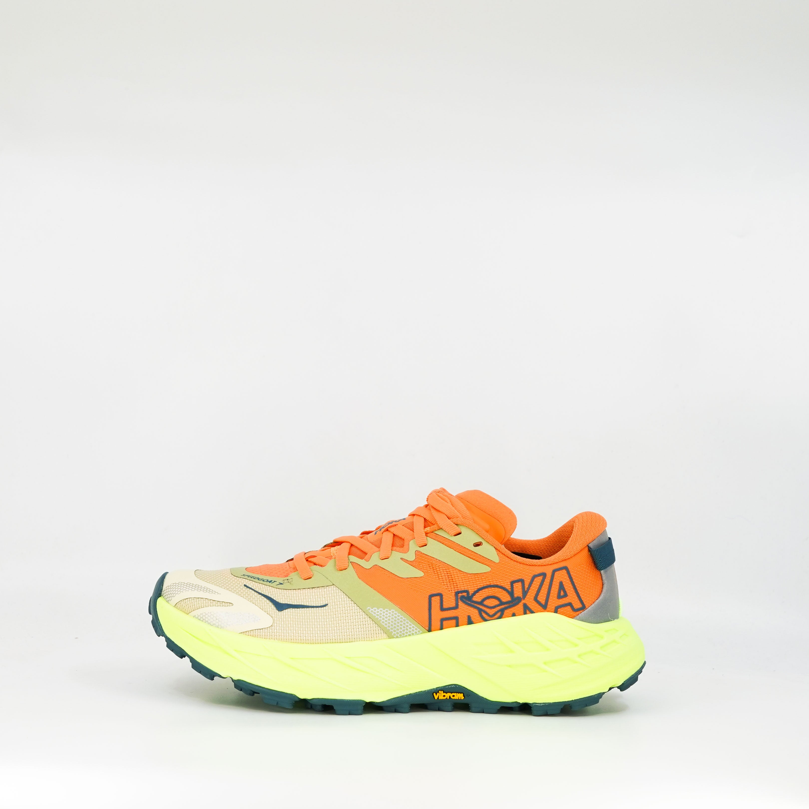 Hoka Speedgoat 7 (B Standard) Womens Persimmon/Neon Yuzu - Frontrunner Colombo