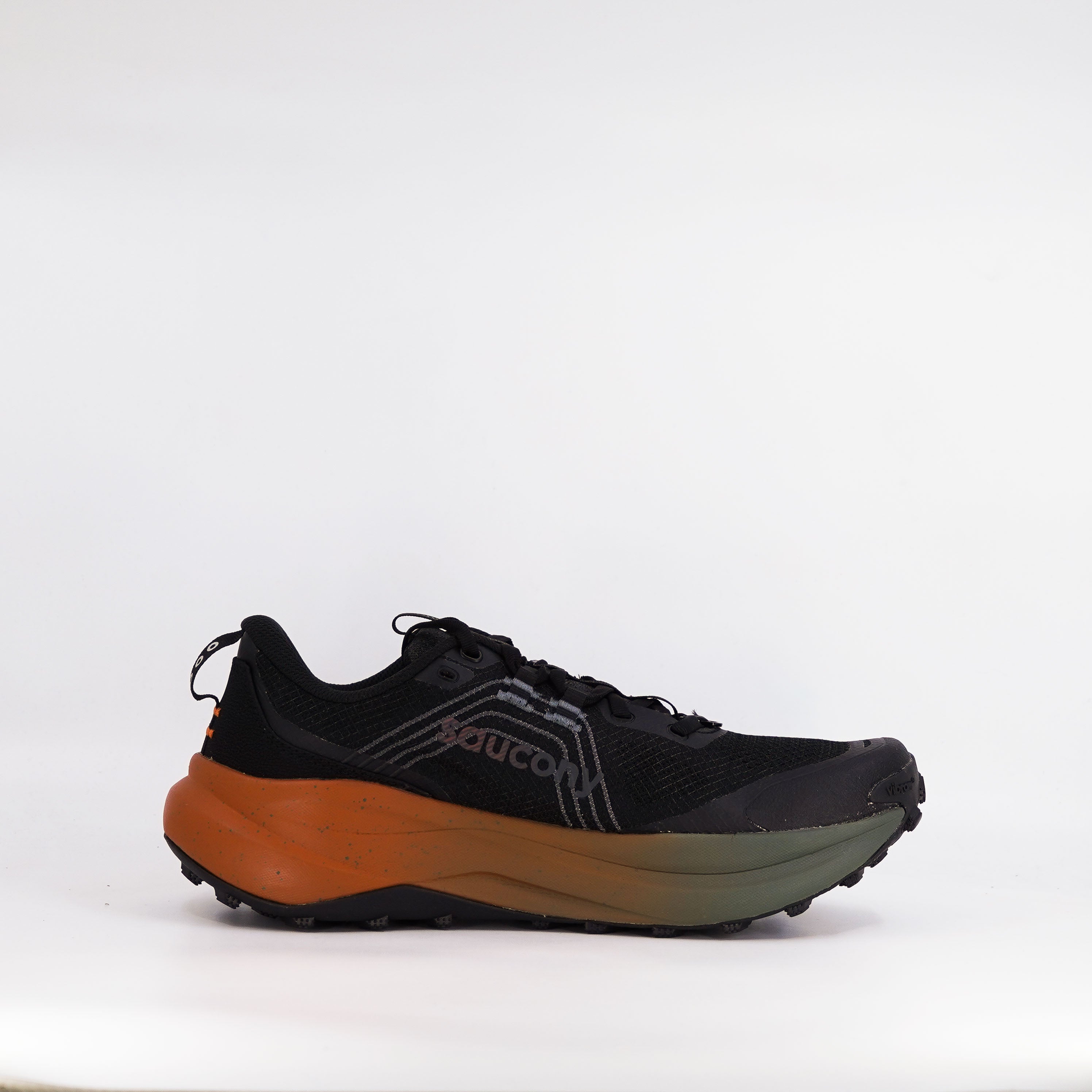 Saucony Xodus Ultra 4 (D Standard) Mens Black/Rust - Frontrunner Colombo