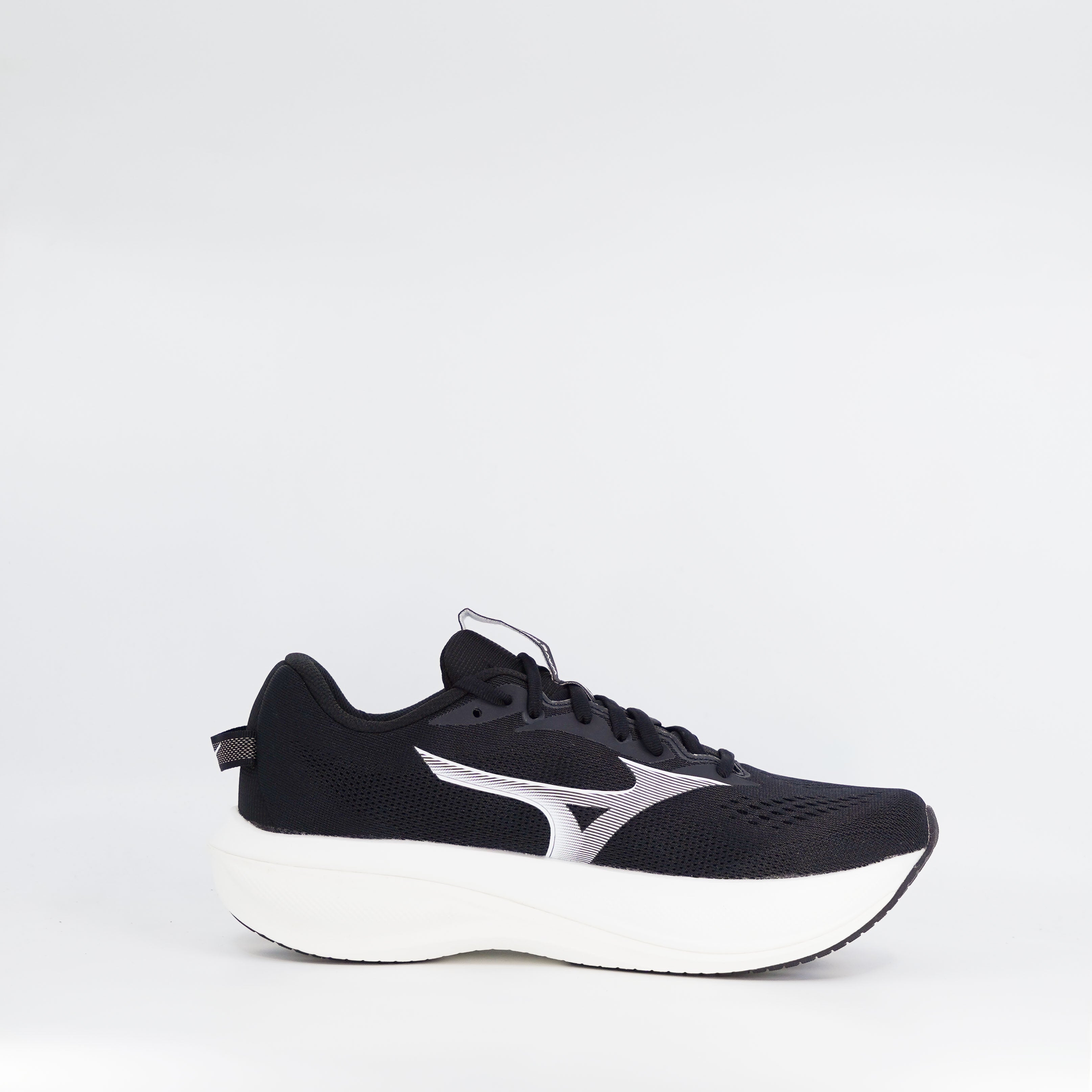 Mizuno Wave Rider 30 (D Standard) Mens Black/White