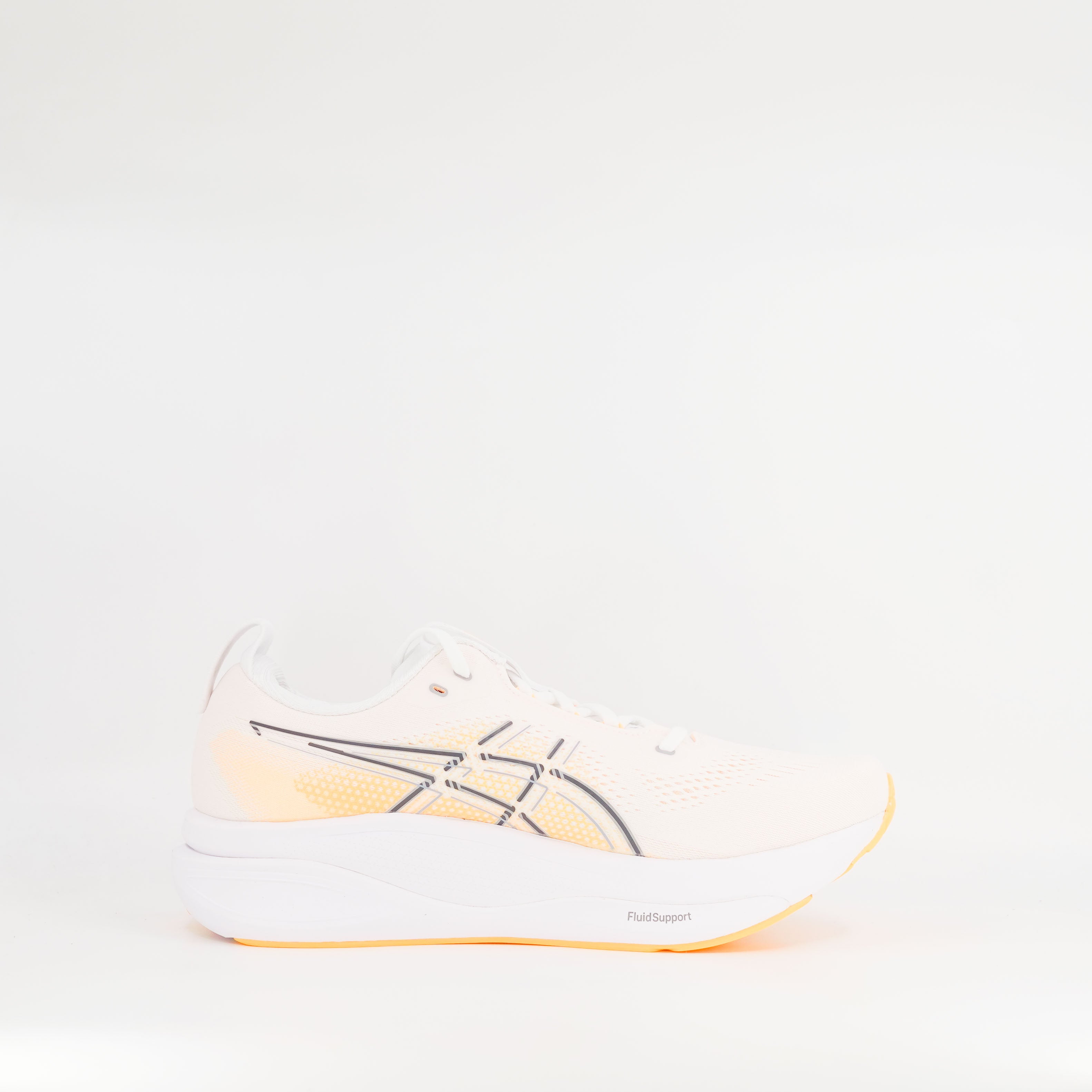 Asics Gel-Kayano 33 (D Standard) Mens White/Stadium Orange