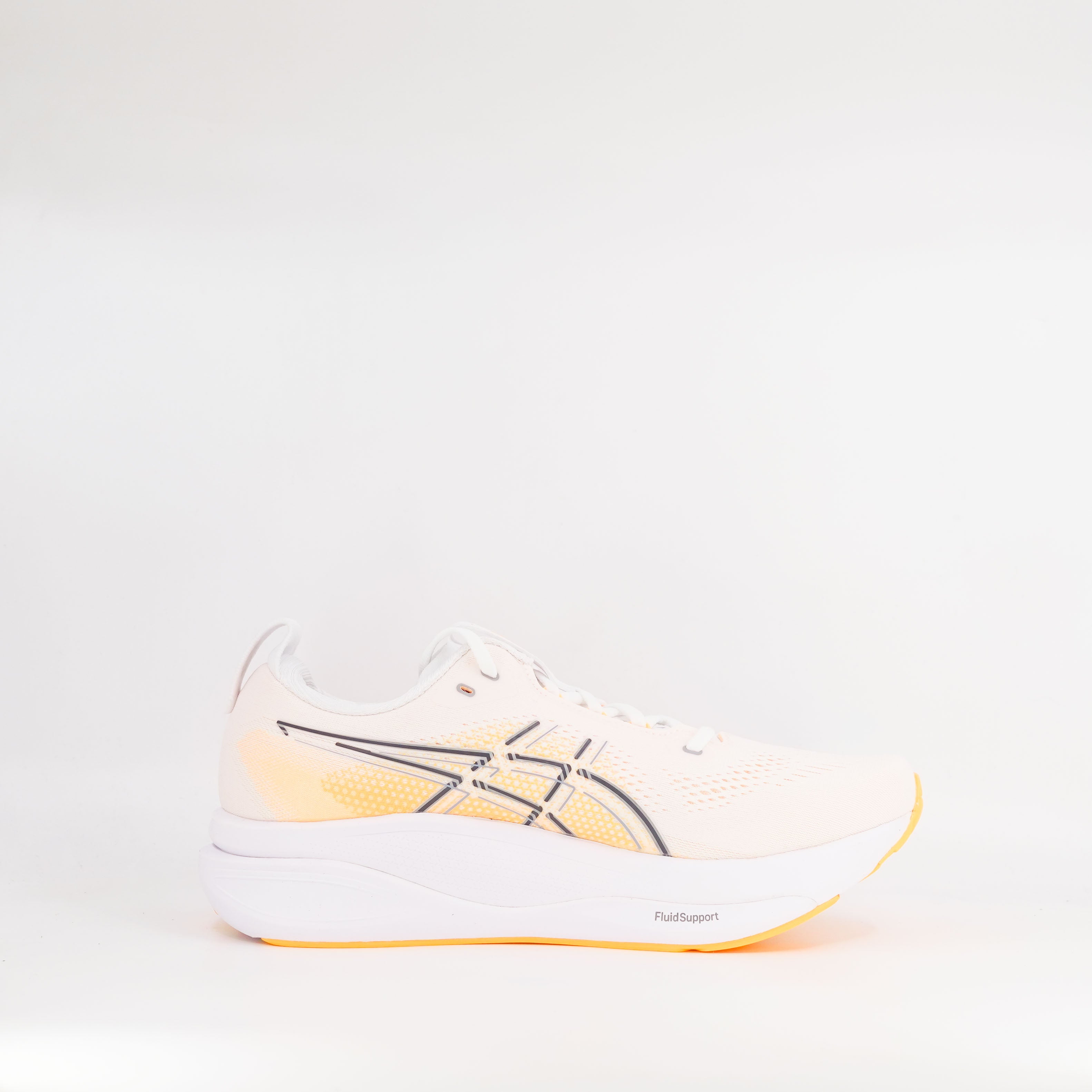 Asics Gel-Kayano 33 (D Standard) Mens White/Stadium Orange