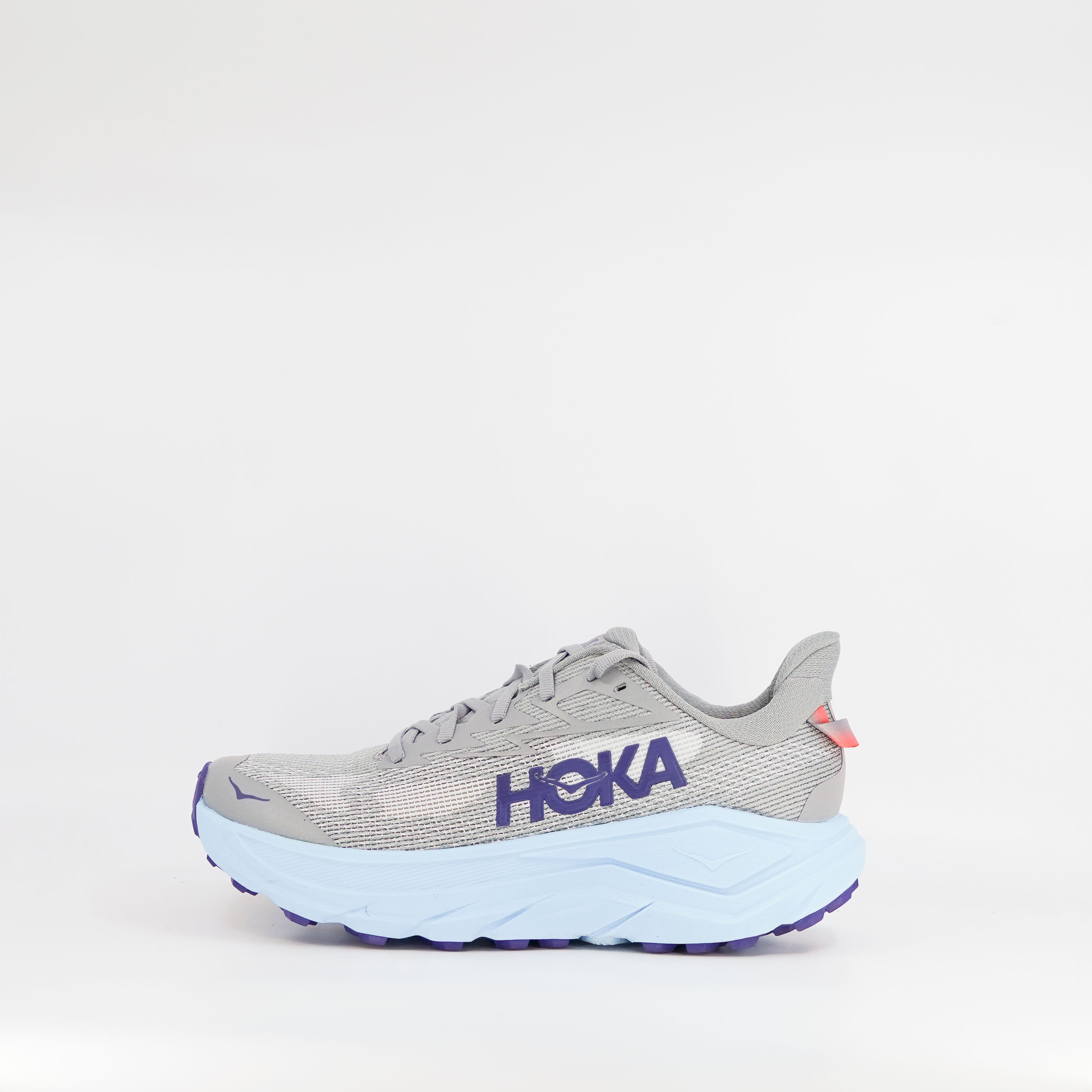Hoka Challenger 8 (B Standard) Womens Galactic Grey/Soaring Blue