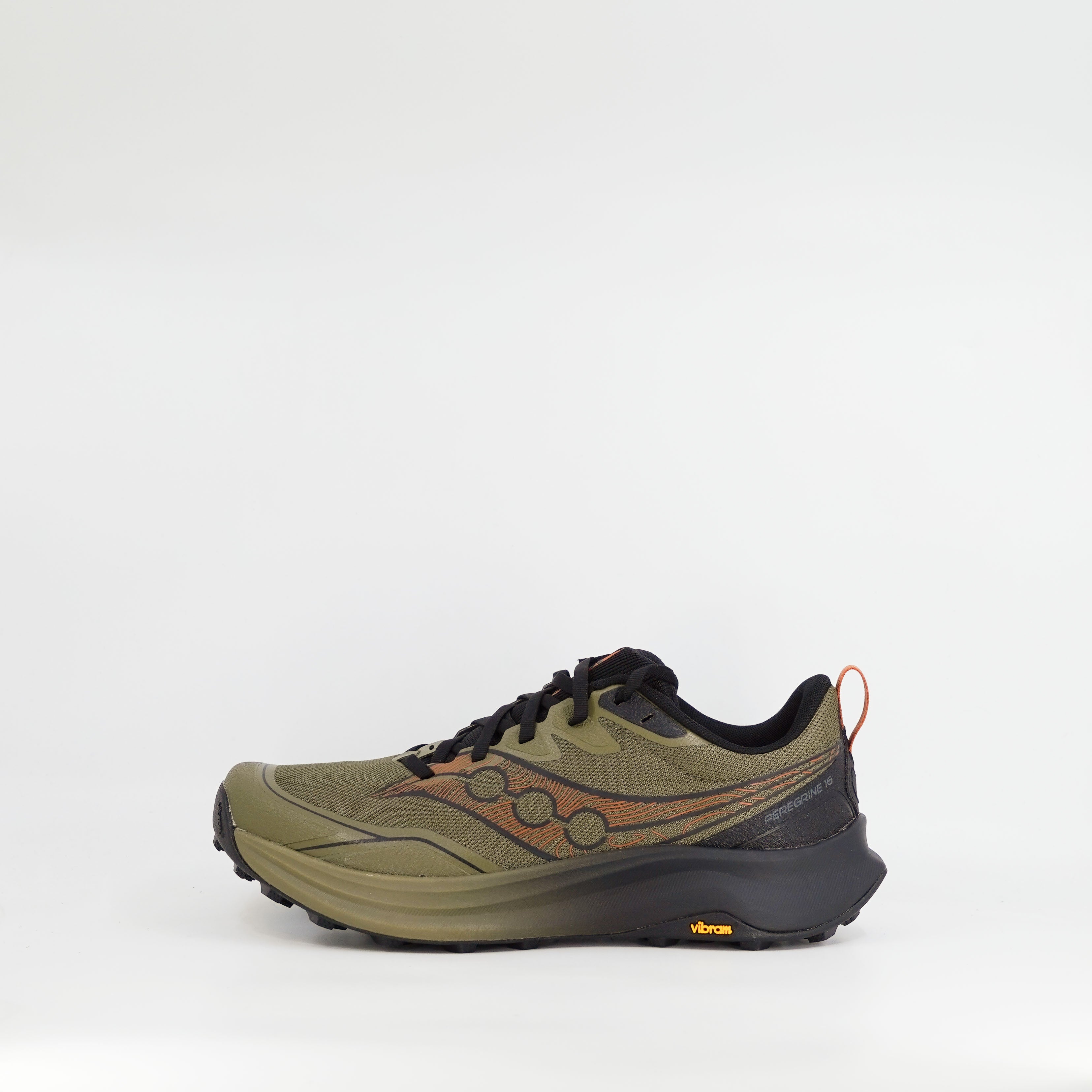 Saucony Peregrine 16 (D Standard) Mens Field/Black - Frontrunner Colombo