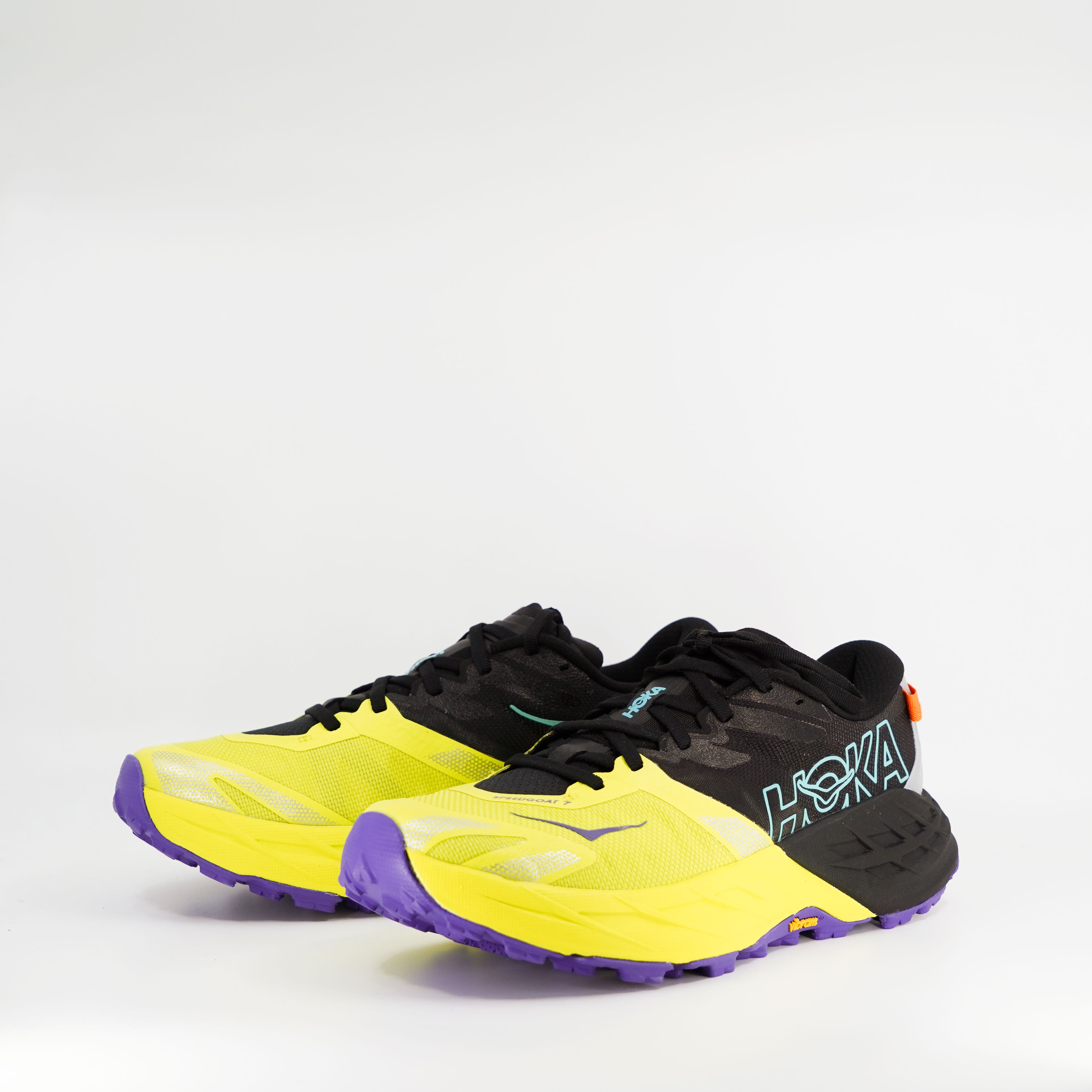 Hoka Speedgoat 7 (D Standard) Mens Black/Hoka Citrus - Frontrunner Colombo
