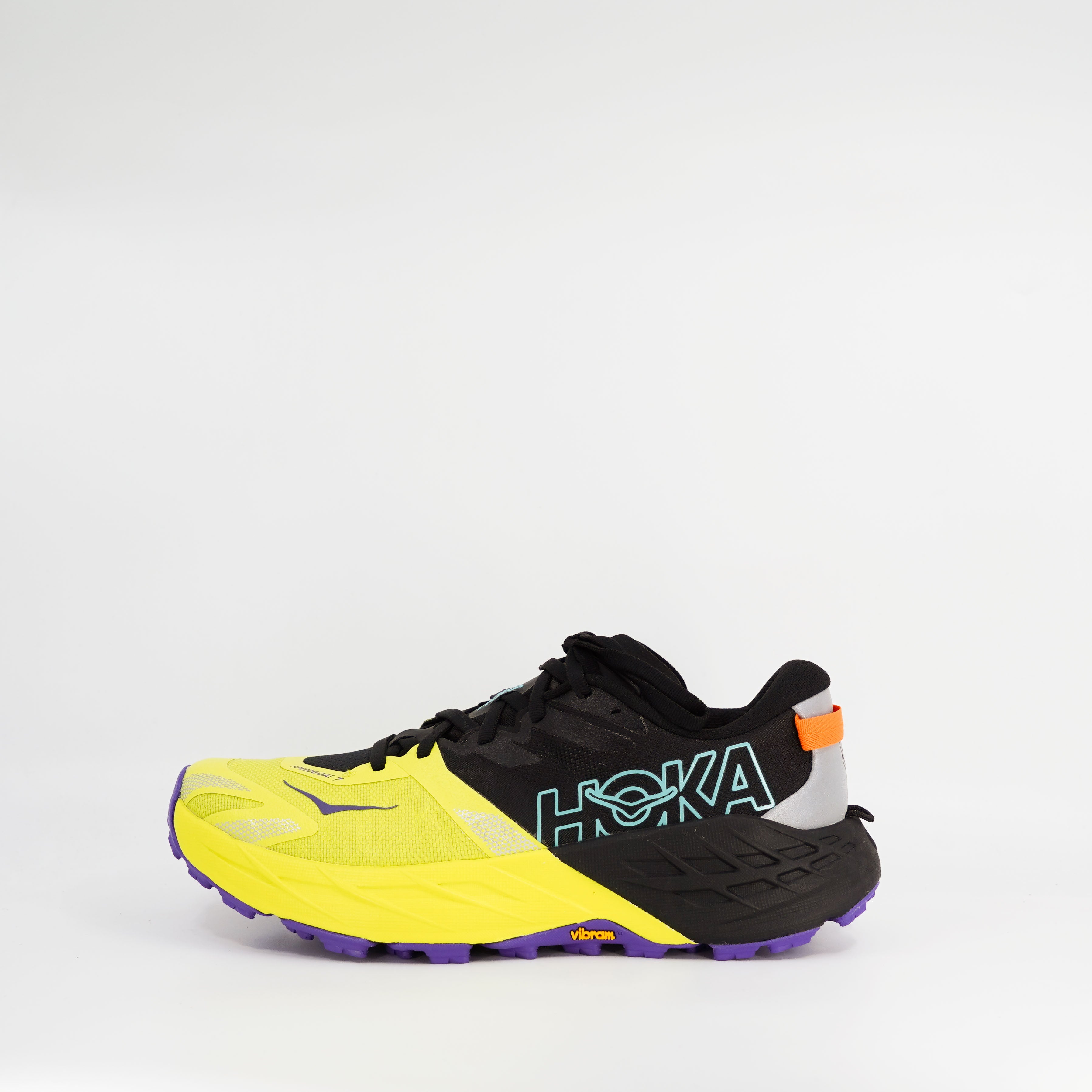 Hoka Speedgoat 7 (D Standard) Mens Black/Hoka Citrus - Frontrunner Colombo