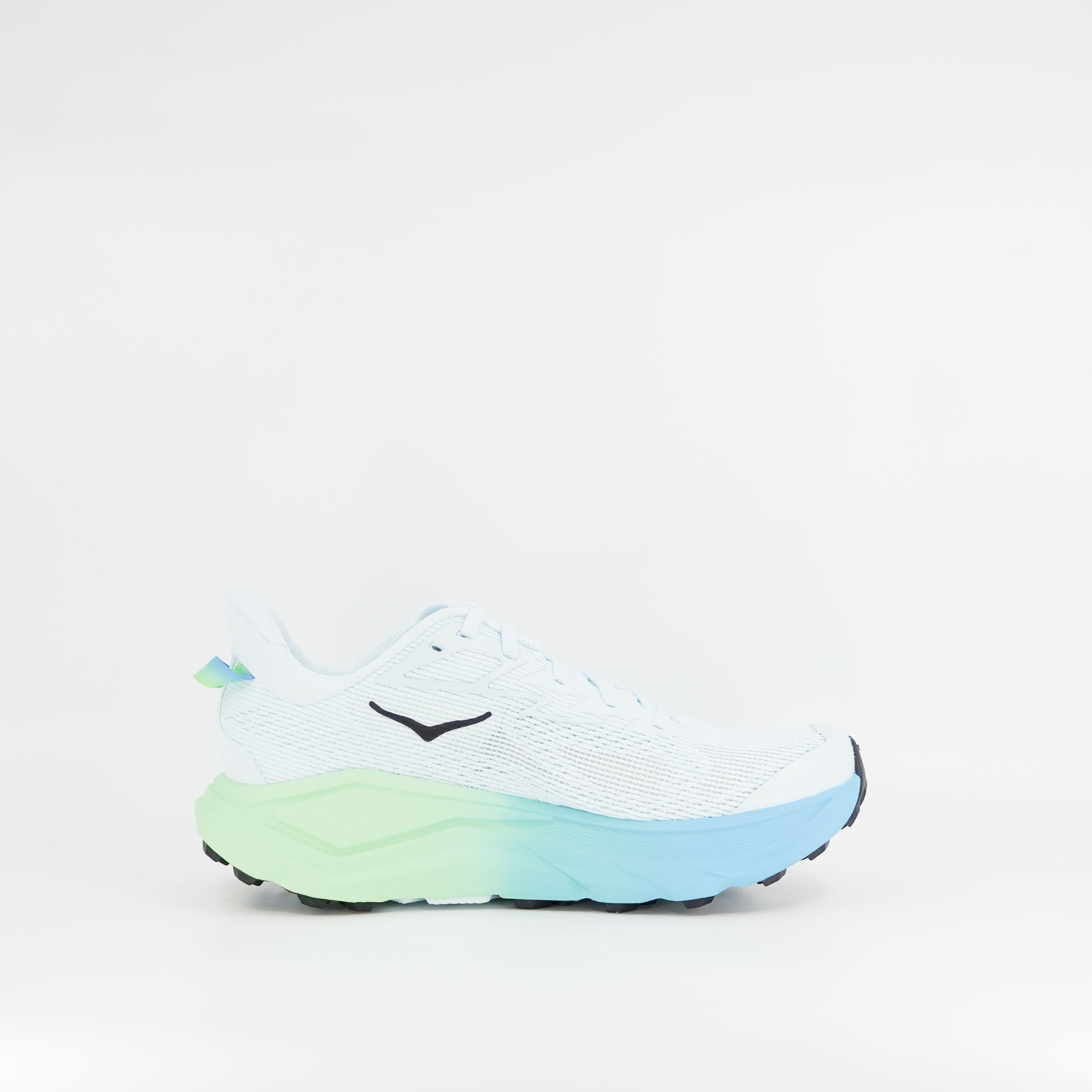 Hoka Challenger 8 (B Standard) Womens Glimmering Blue/Tart Apple