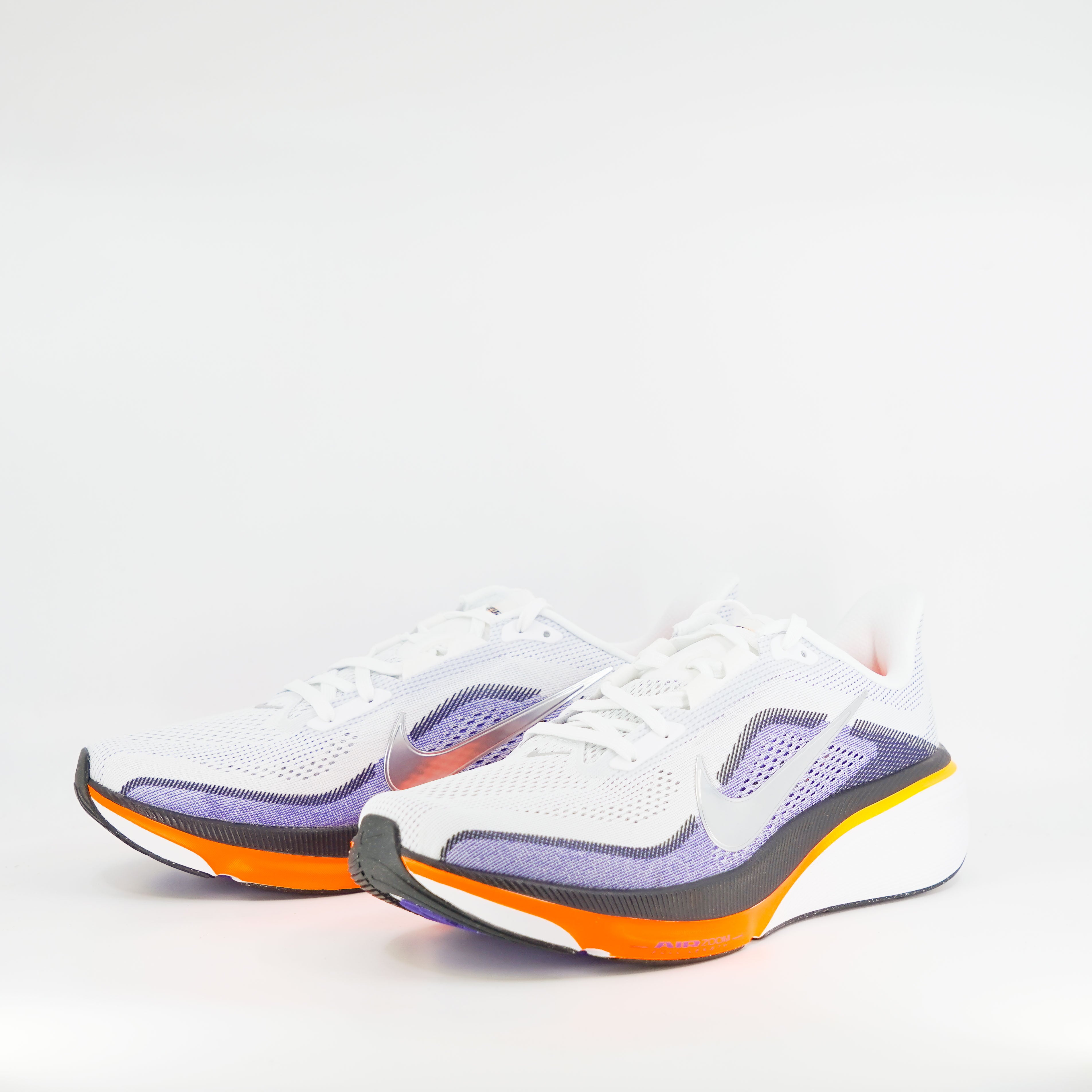 Nike Air Zoom Pegasus 42 (D Standard) Mens White/Metallic Silver-Lapis