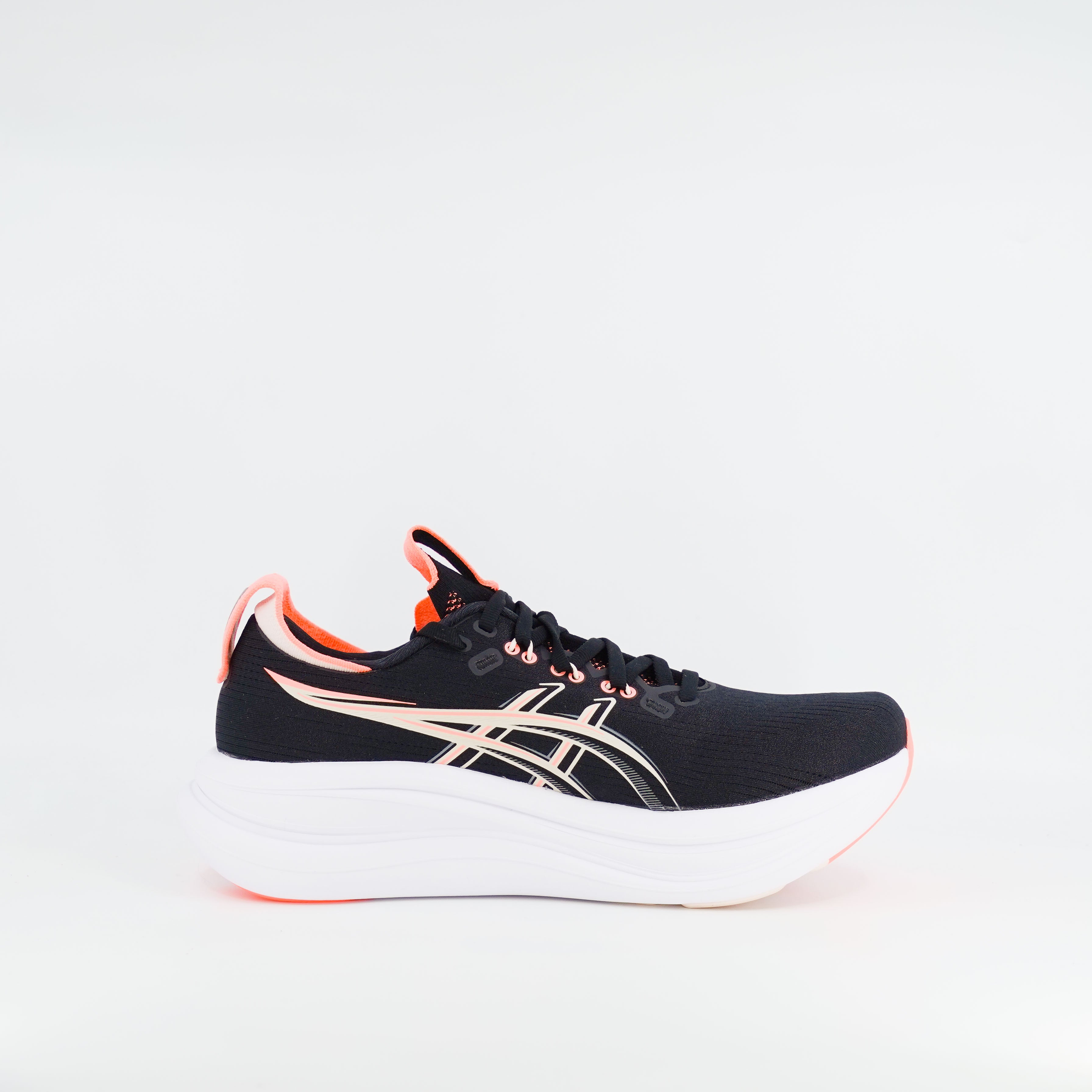 Asics Gel-Nimbus 28 (B Standard) Womens Black/Pearl Pink