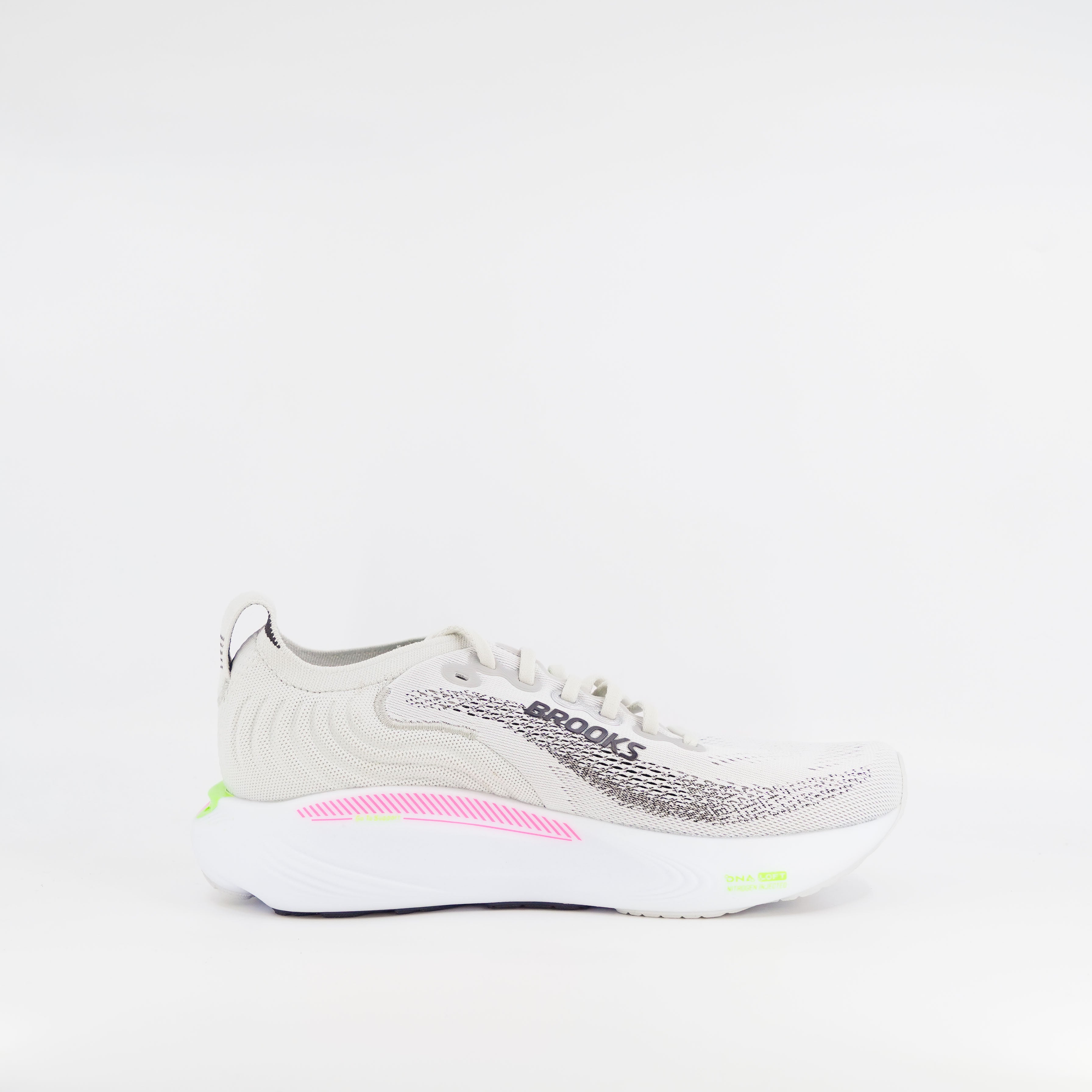 Brooks Adrenaline GTS 25 (B Standard) Womens Oyster/Pink/Green