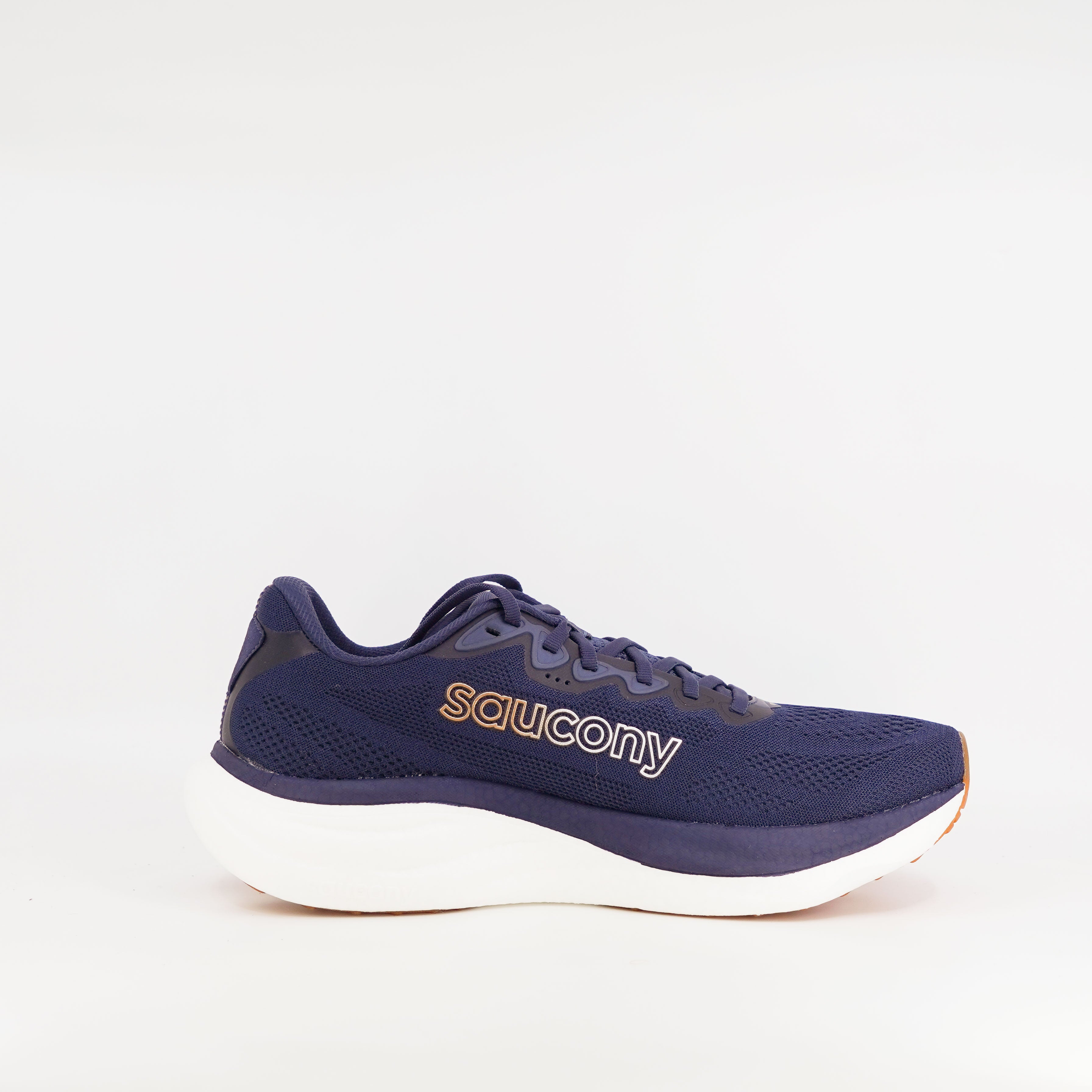 Saucony Ride 19 (D Standard) Mens Navy/Gum Marine