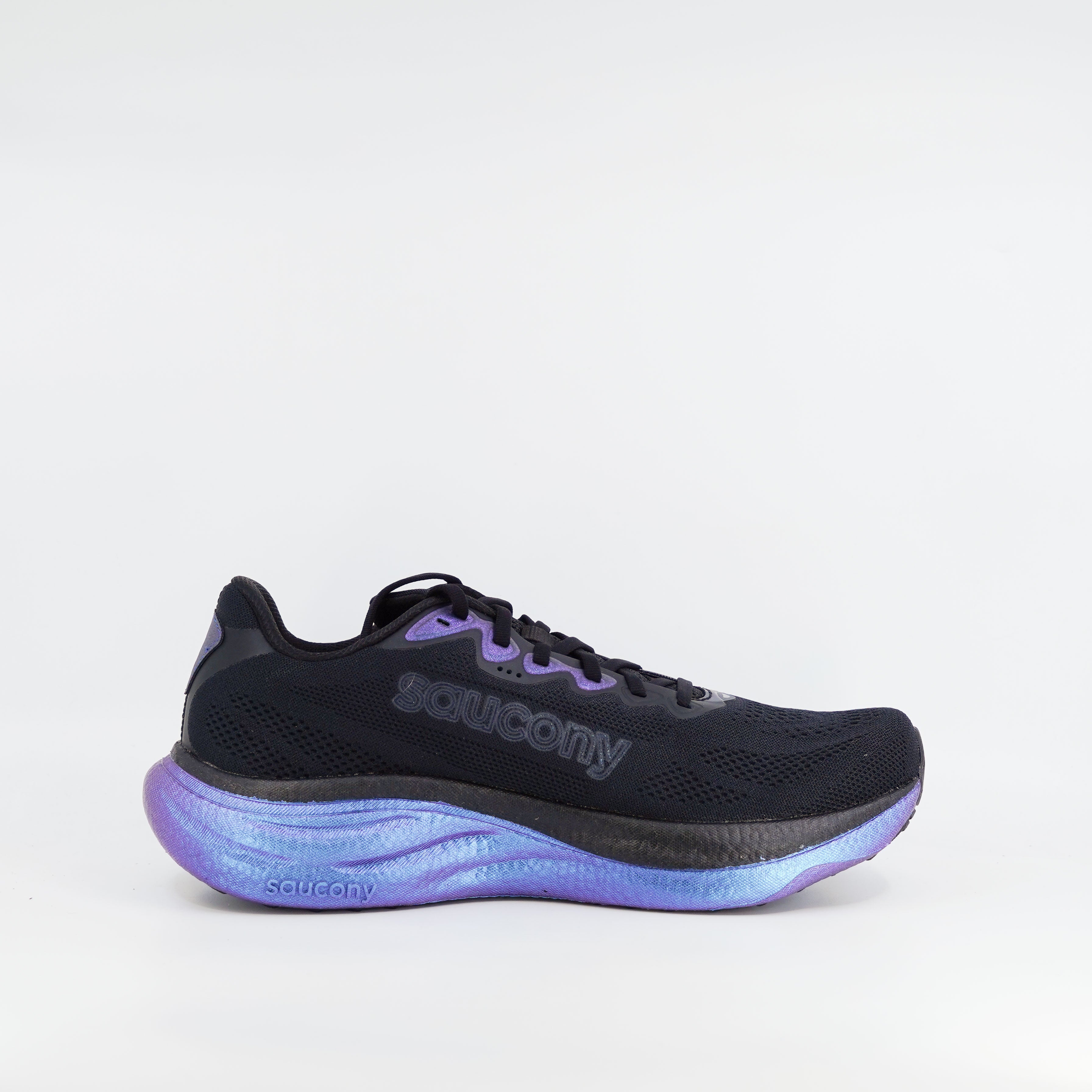 Saucony Ride 19 (D Standard) Mens Black/Nightsky Noir