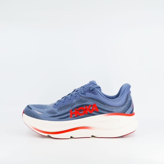 Hoka Bondi 9 (2E Wide) Mens Thunder Cloud Vermillion - Frontrunner Colombo
