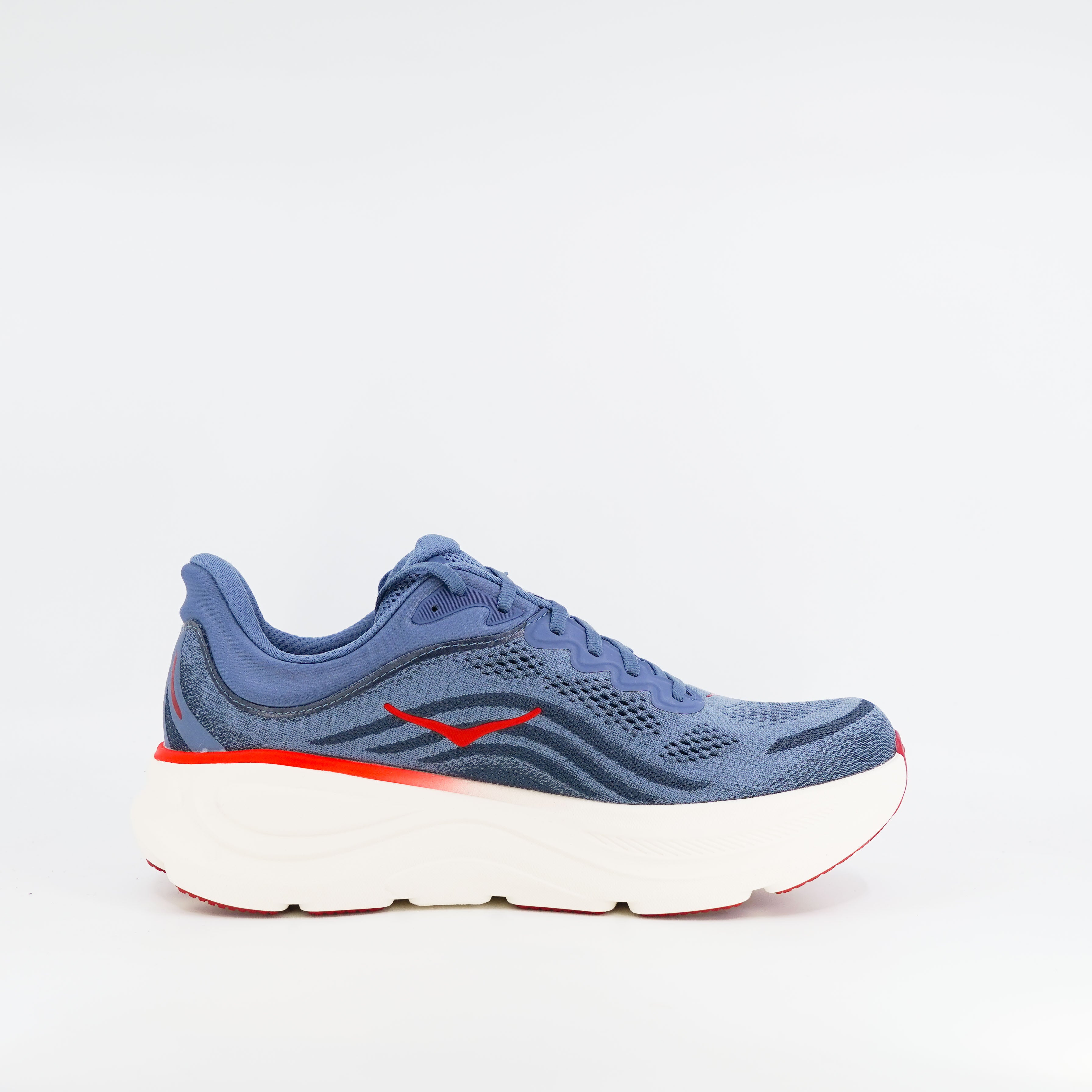 Hoka Bondi 9 (2E Wide) Mens Thunder Cloud Vermillion - Frontrunner Colombo