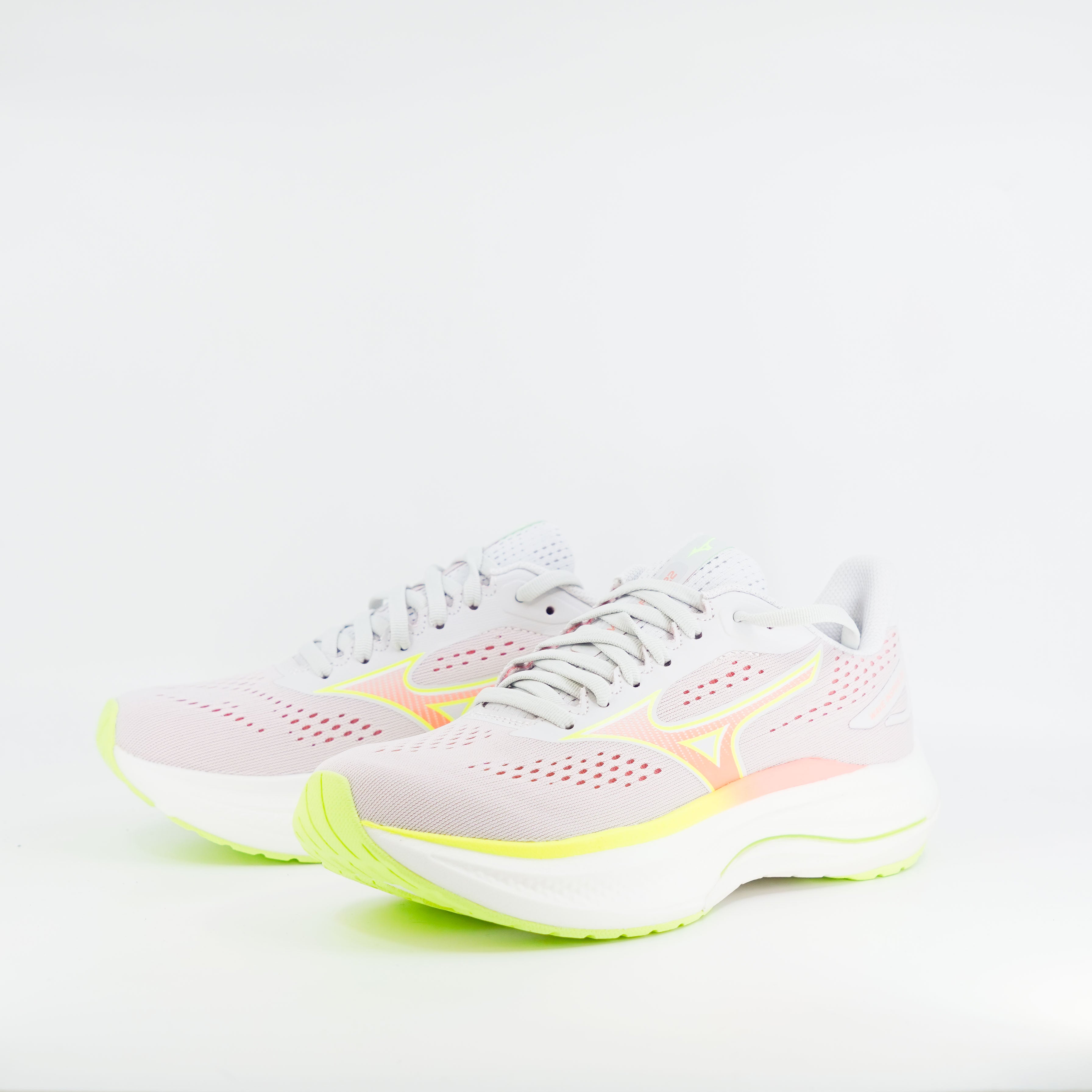 Mizuno Wave Inspire 22 (B Standard) Womens Cloudscape/Desert Flower/Lime Pulp - Frontrunner Colombo