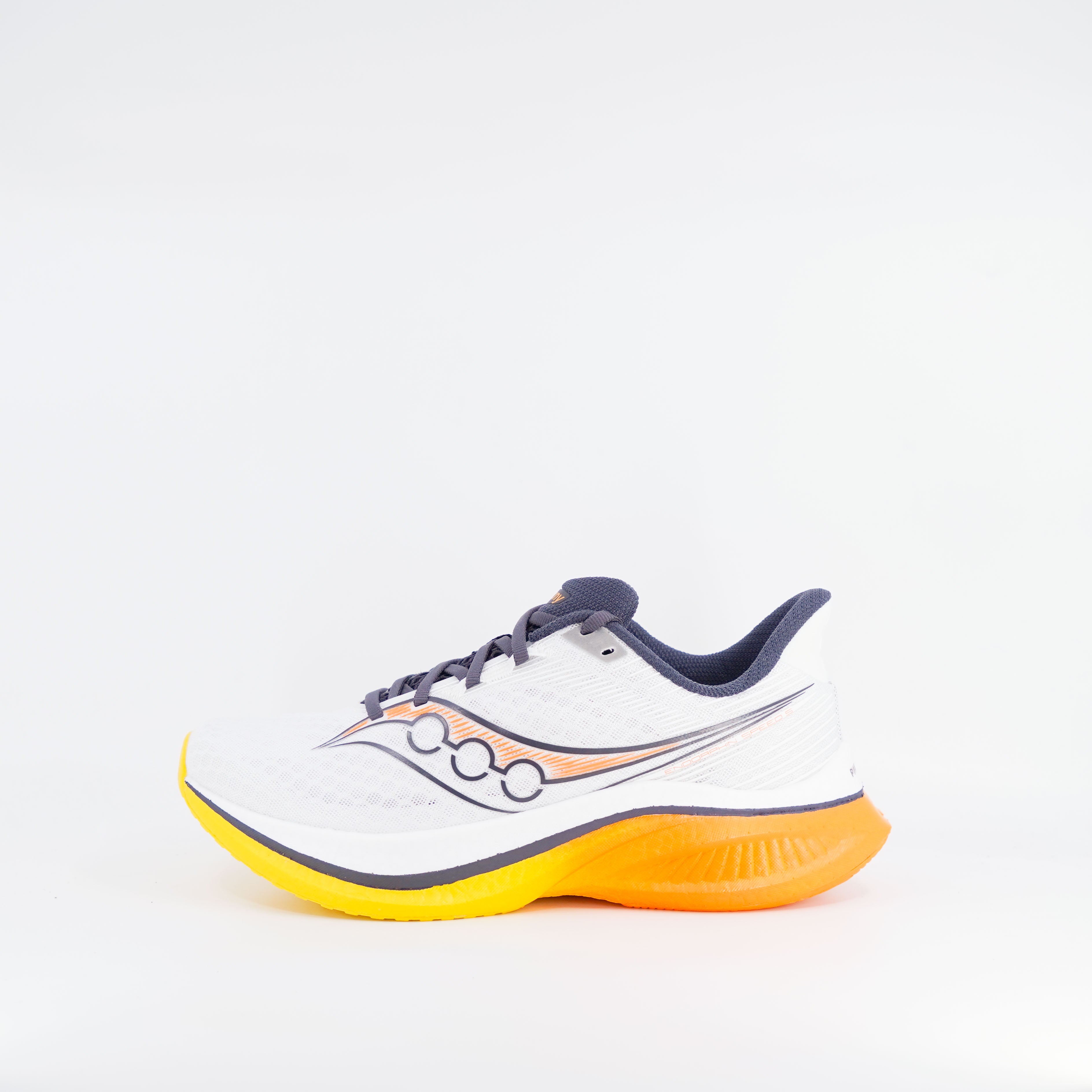Saucony Endorphin Speed 5 (D Standard) Mens White/Fuego