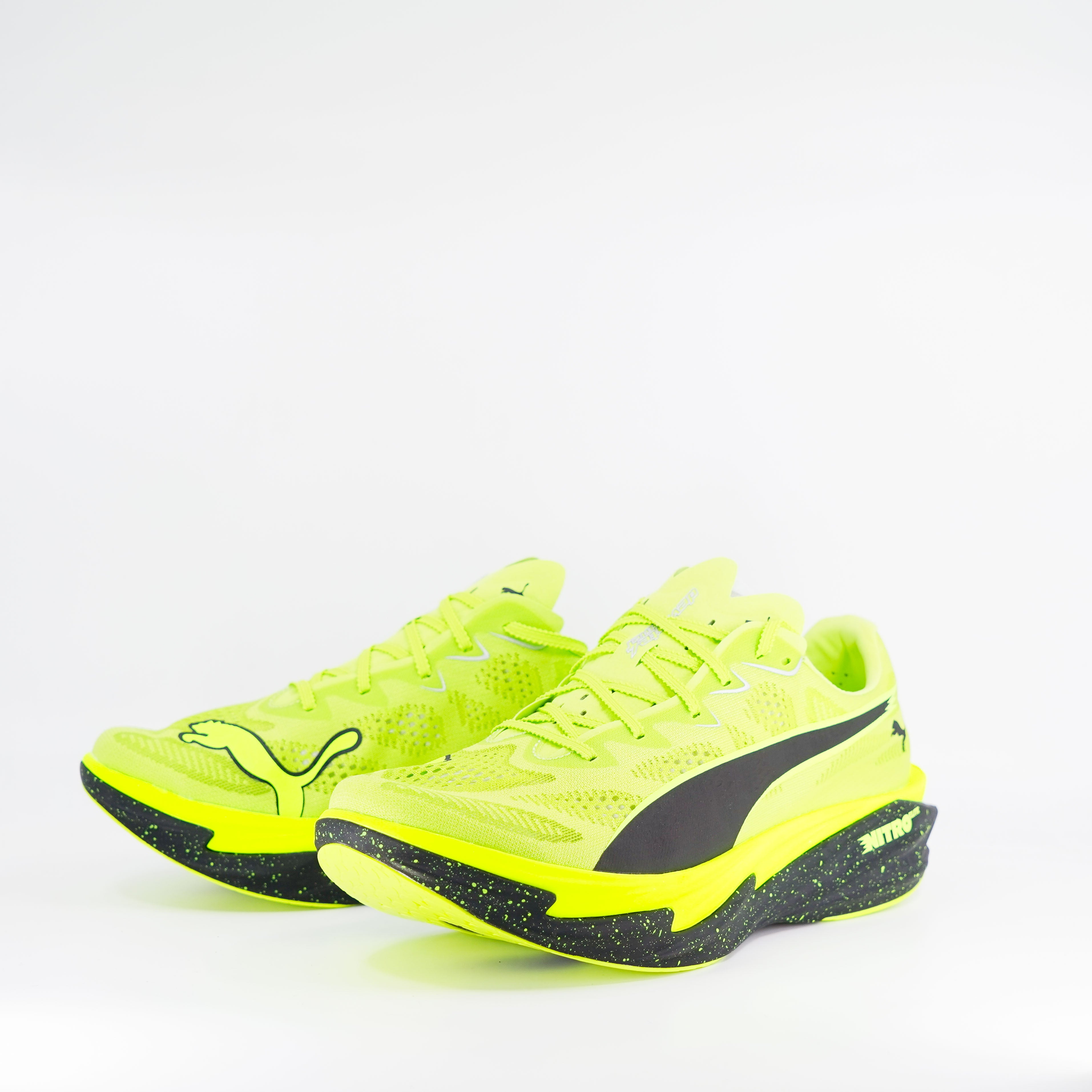 Puma Deviate Nitro Elite 4 (D Standard) Mens Sunny Lime/Puma Black - Frontrunner Colombo
