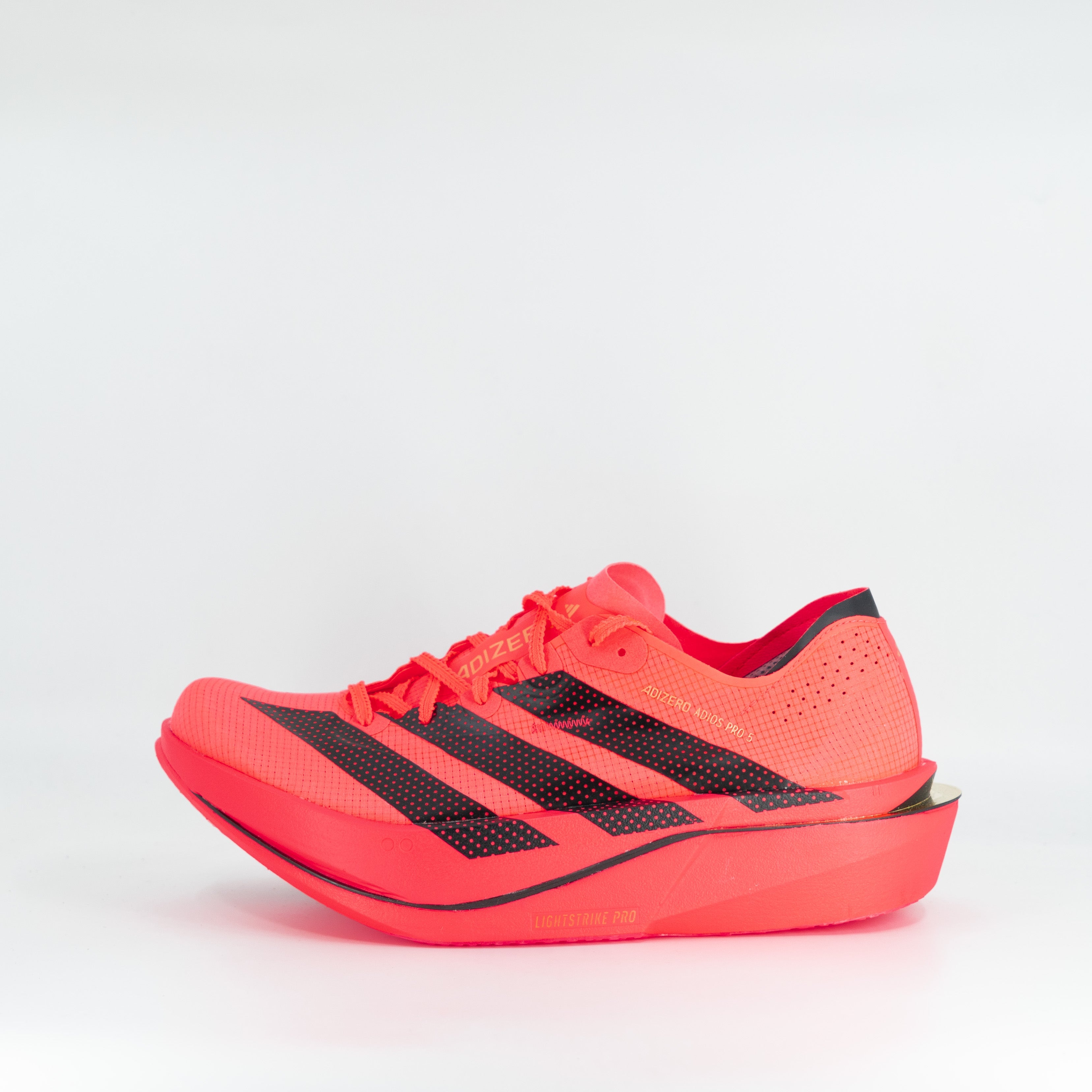 Adidas Adizero Adios Pro 5 (B Standard) Womens Solar Turbo/Core Black/Lucid Red - Frontrunner Colombo