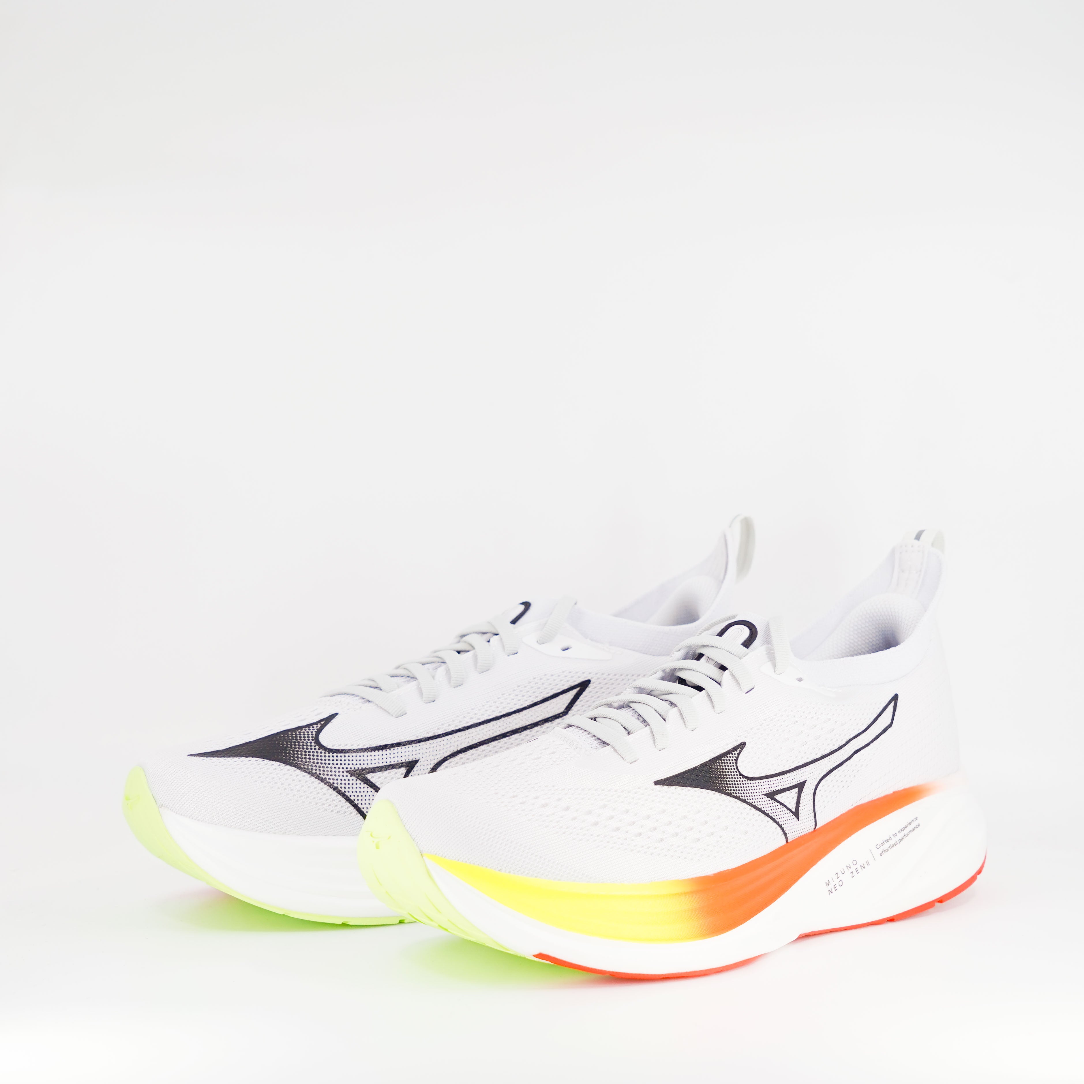 Mizuno Neo Zen 2 (D Standard) Mens Cloudscape/Black/Orange