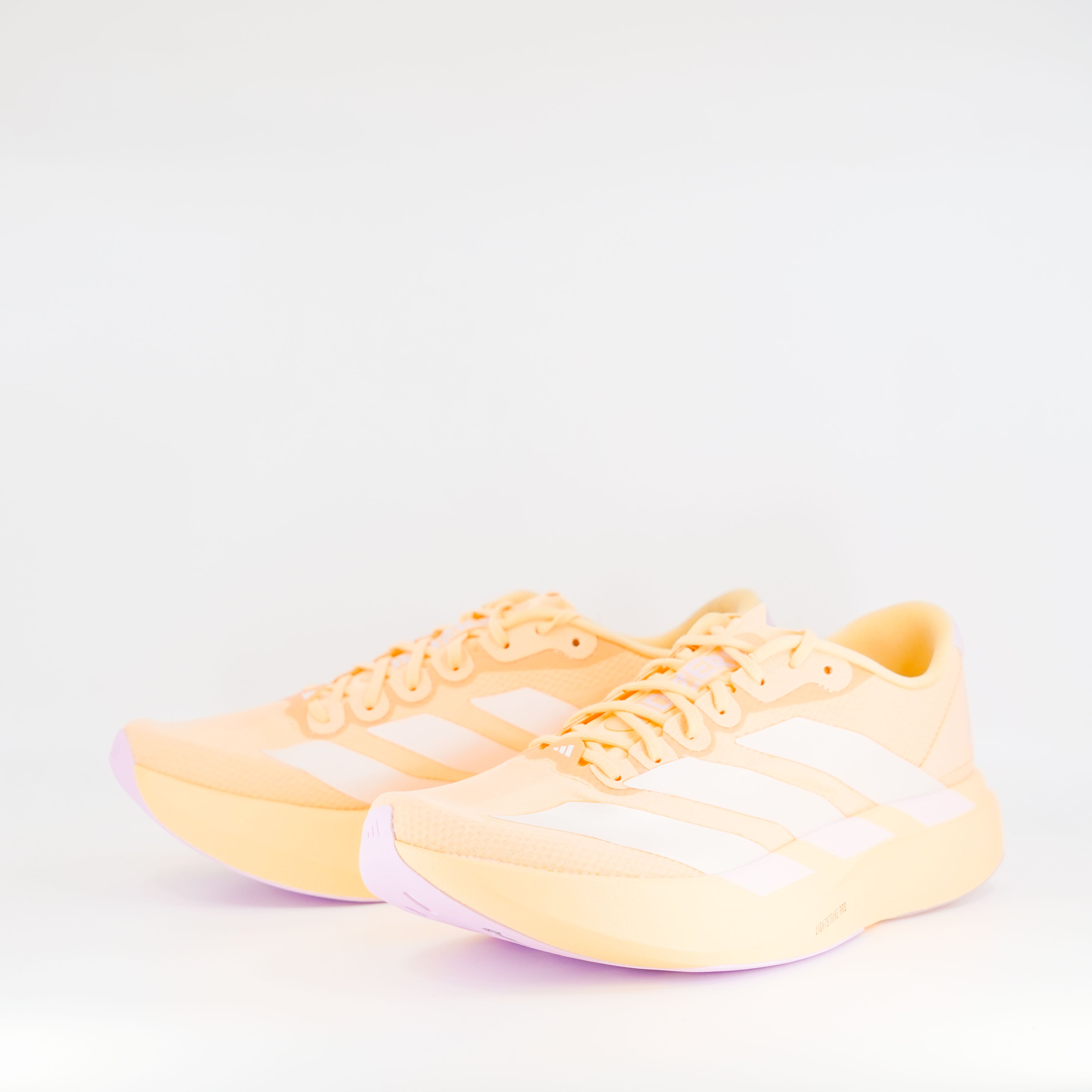 Adidas Adizero Evo SL (B Standard) Womens Ice Tangerine/Ice Gold Met/Bliss Lilac