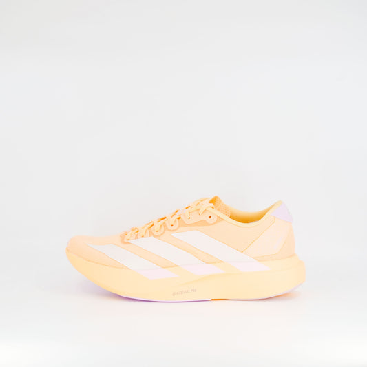 Adidas Adizero Evo SL (B Standard) Womens Ice Tangerine/Ice Gold Met/Bliss Lilac - Frontrunner Colombo