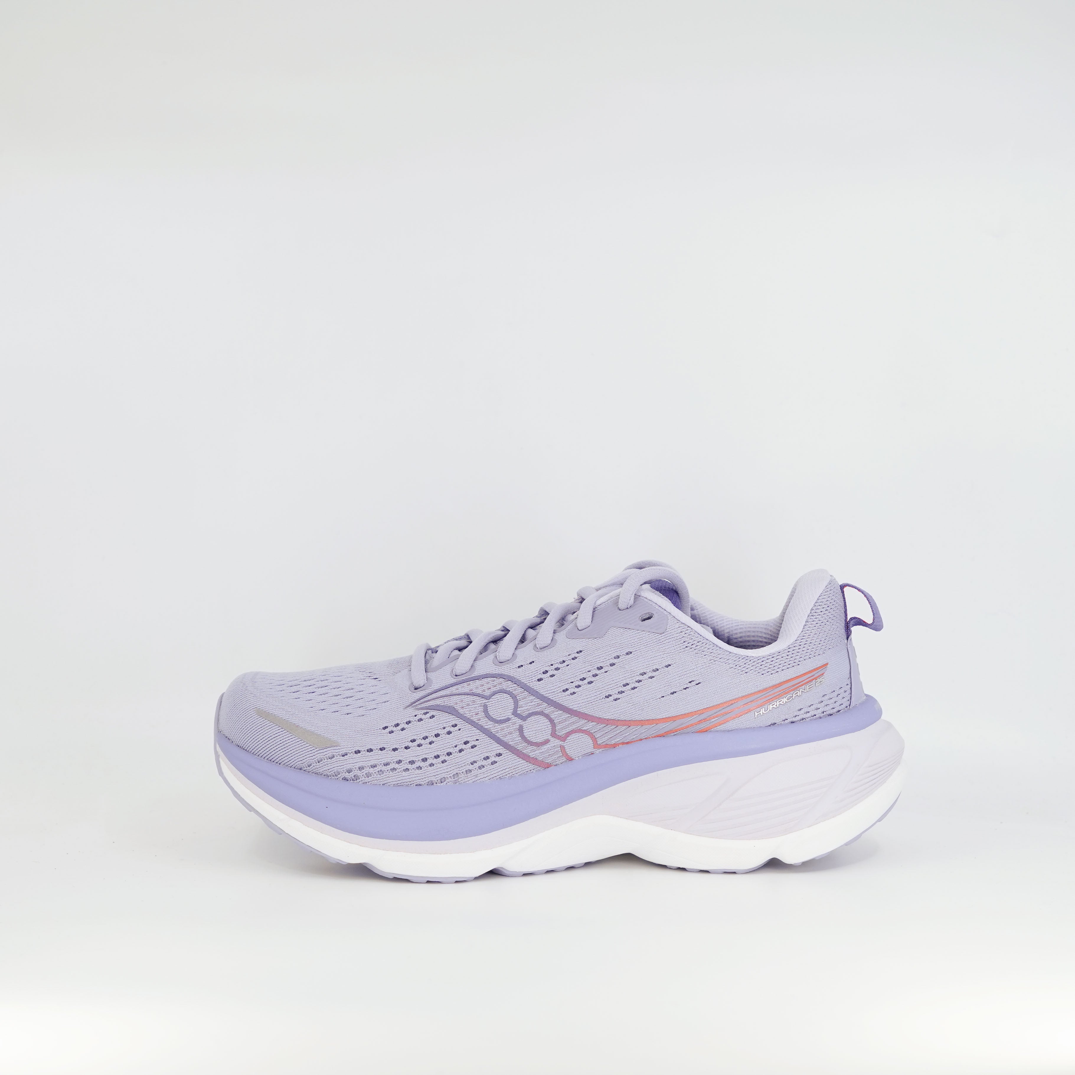 Saucony Hurricane 25 (D Wide) Womens Thistle/Aster