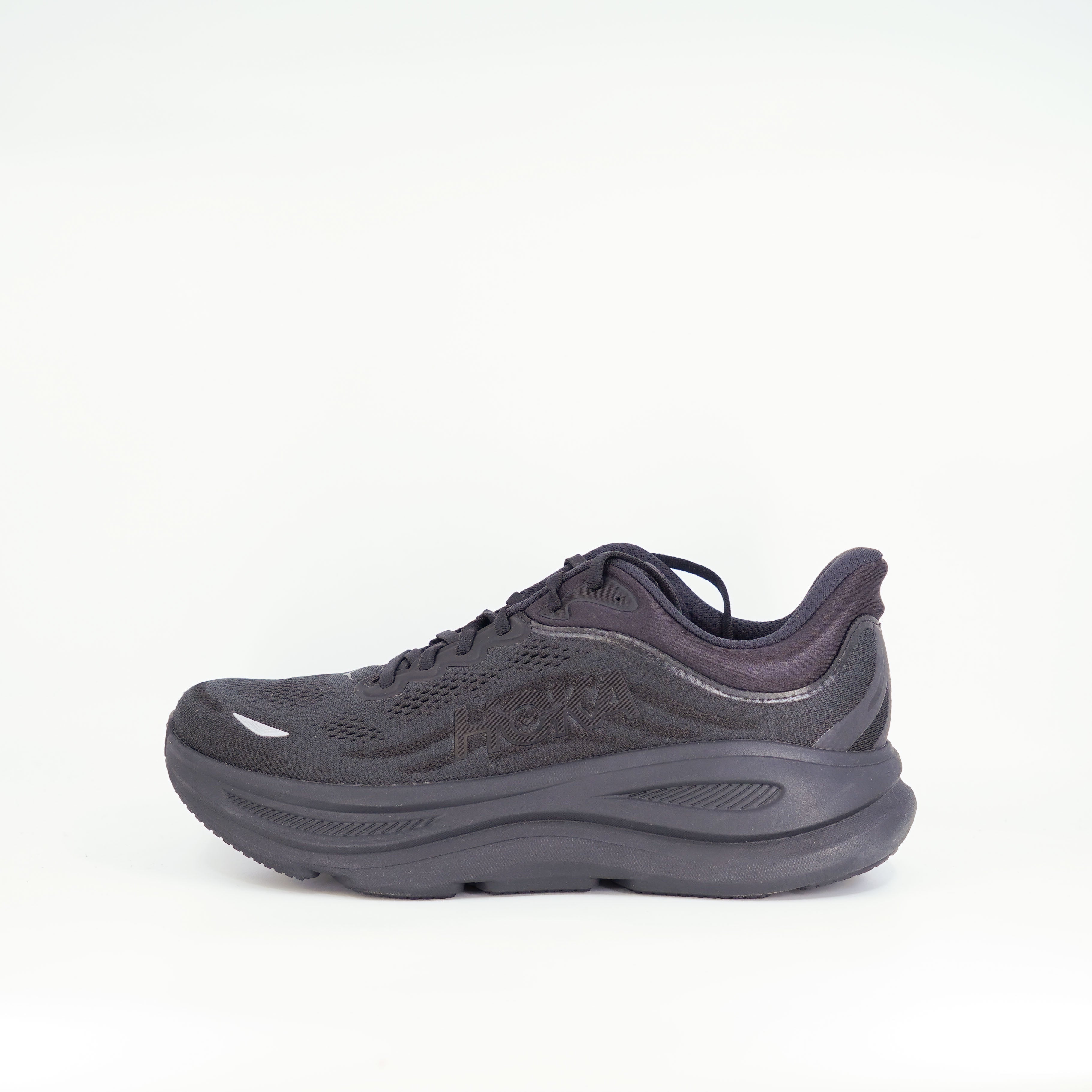 Hoka Bondi 9 (2E Wide) Mens Black/Black