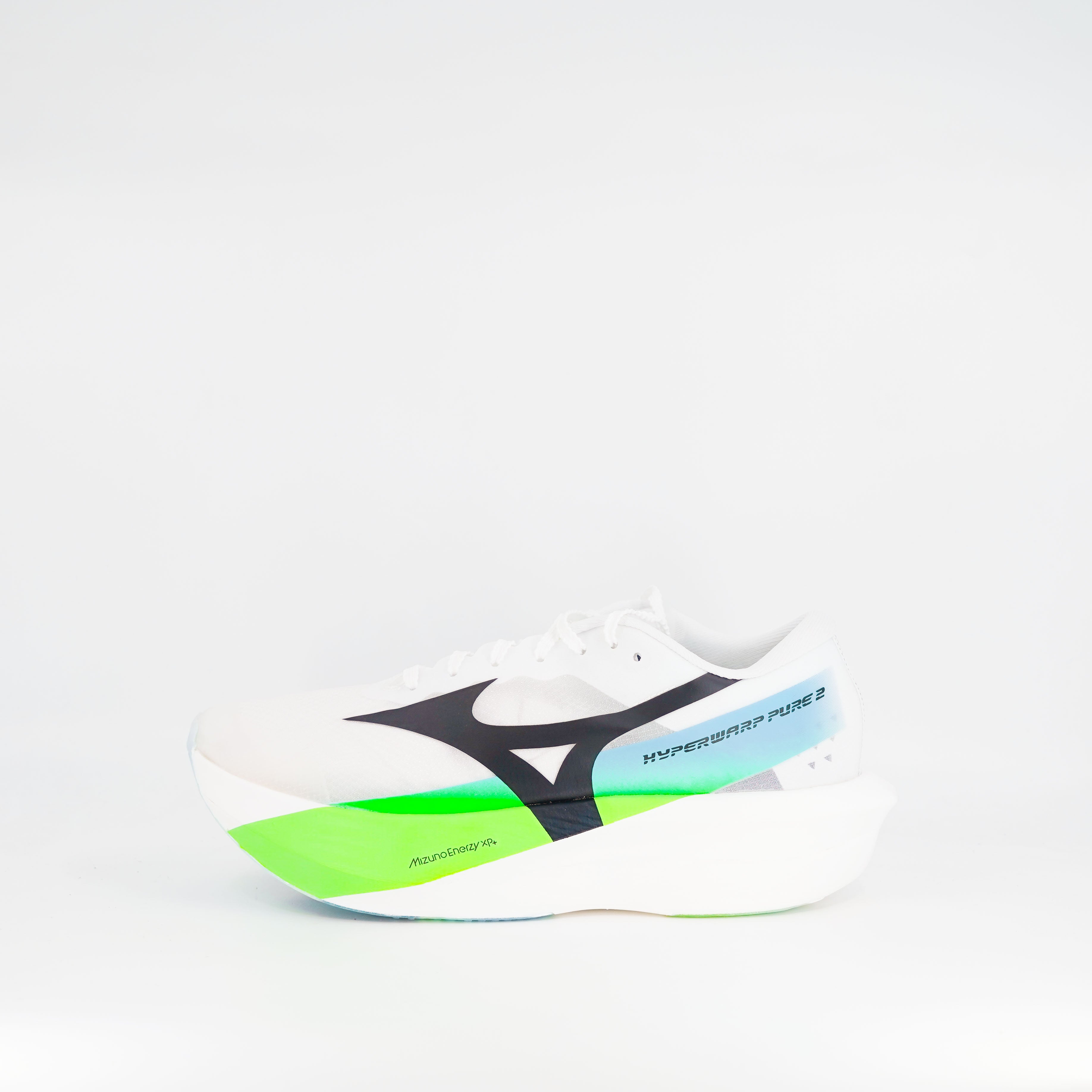Mizuno Hyperwarp Pure 2 (D Standard) Unisex White/Black/Lime Burst