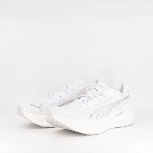 Puma Deviate Nitro 4 (B Standard) Womens Puma White/Feather Grey - Frontrunner Colombo