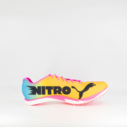 Puma Mid Distance Nitro Elite 3 (D Standard) Mens Poison Pink/Sun Stream/Aqua - Frontrunner Colombo