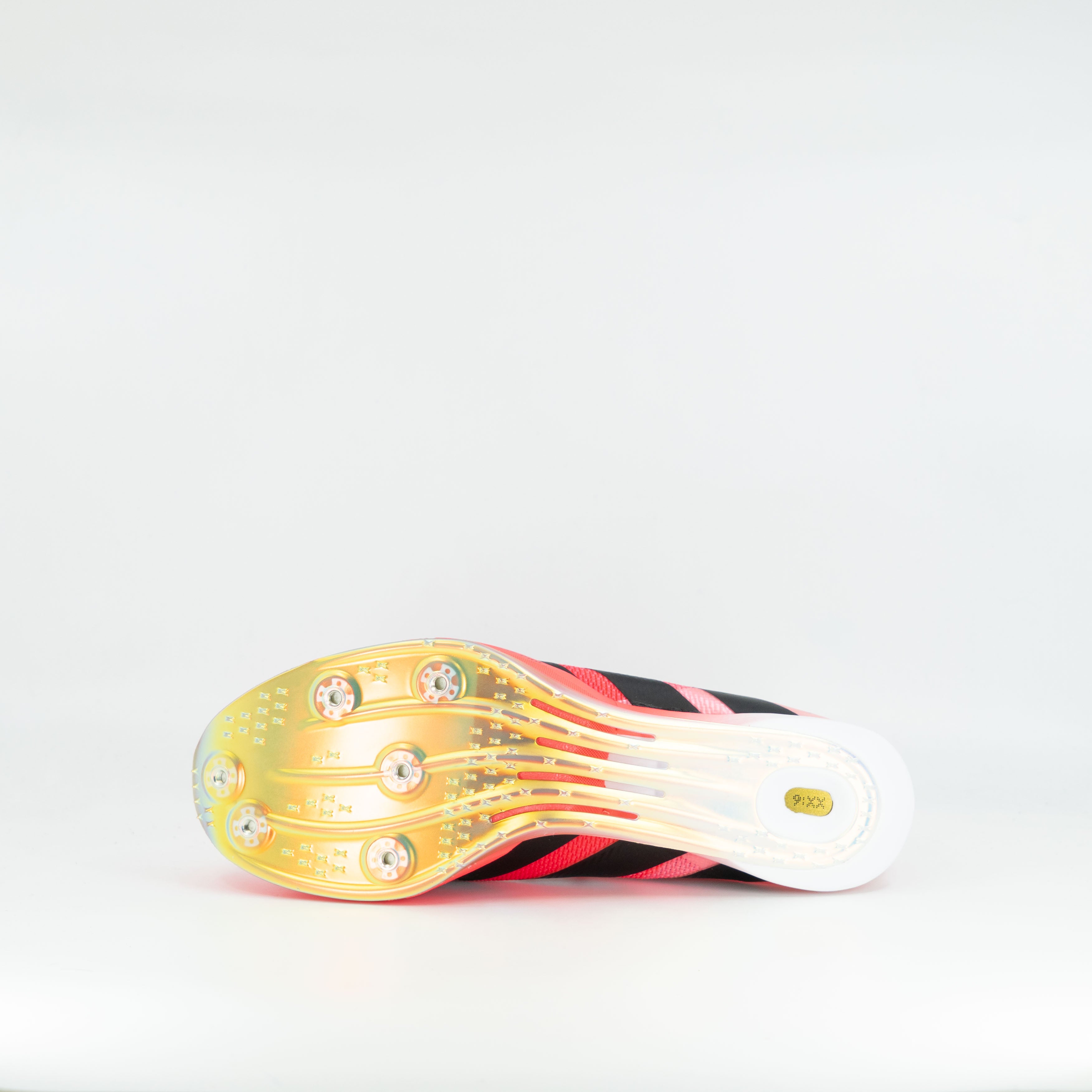 Adidas Adizero Prime SP 4 (D Standard) Mens Solar Turbo/Core Black/Gold Metallic
